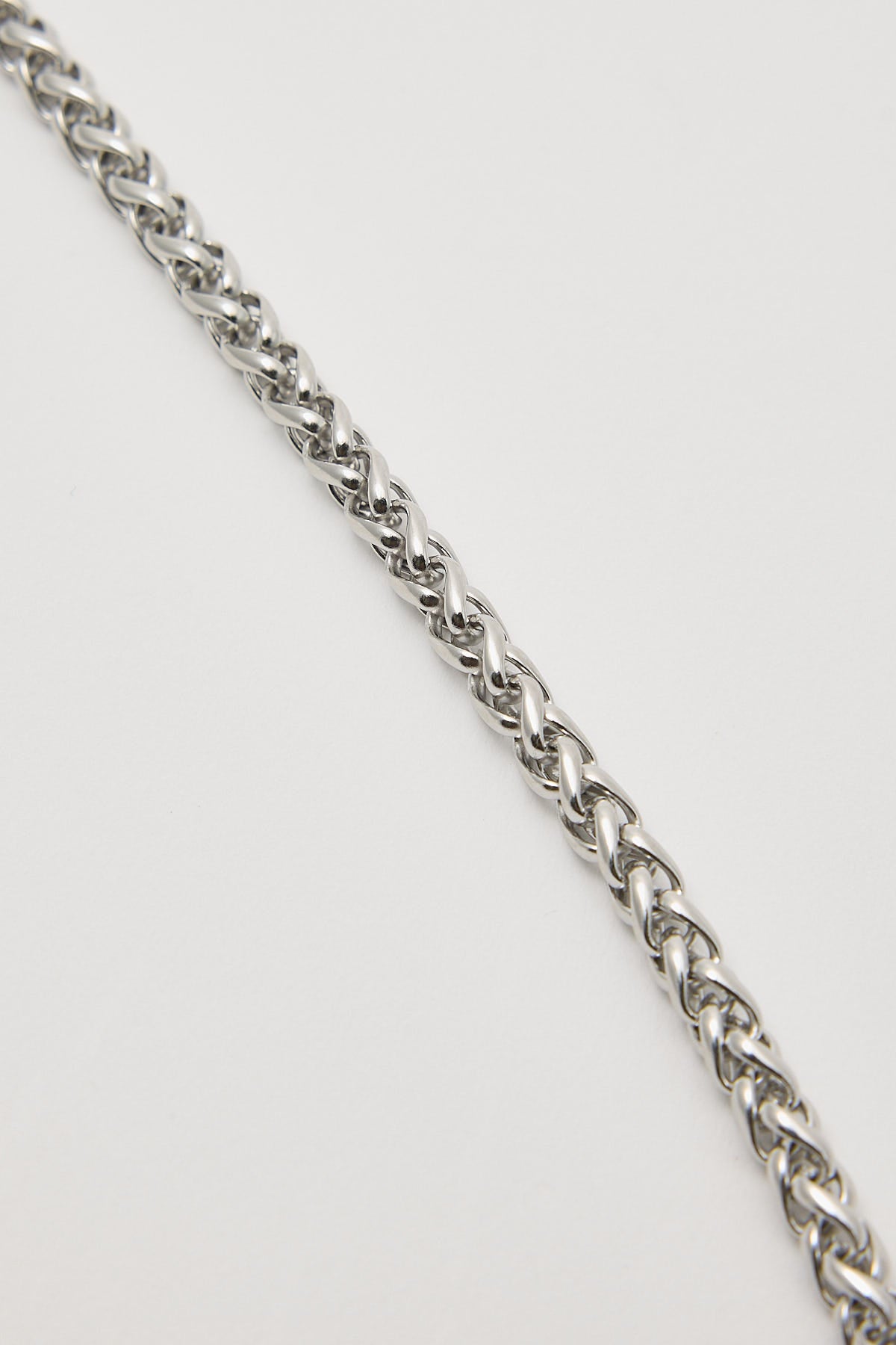 Common Need Wheat Chain Necklace Stainless Steel