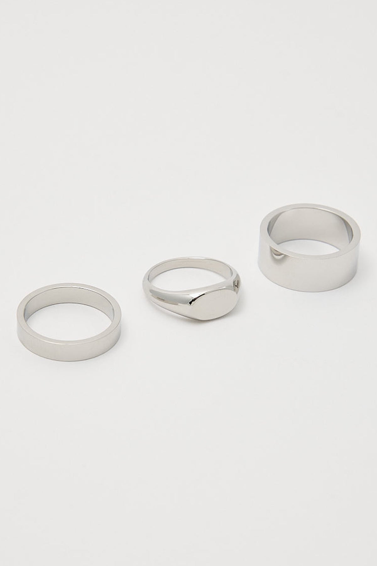 Common Need Polished Ring 3 Pack Stainless Steel