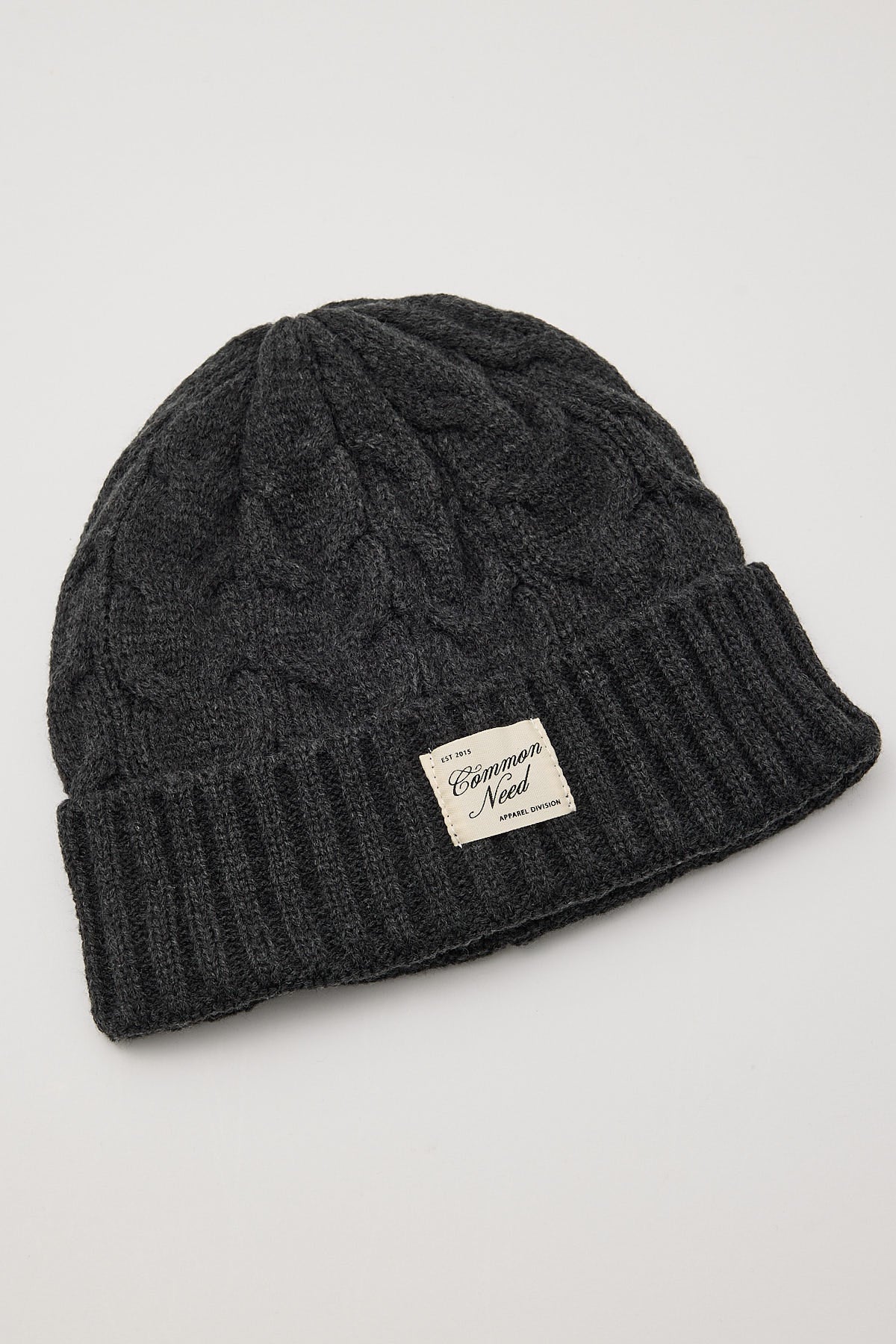 Common Need Cozy Low Profile Beanie Charcoal Marle