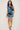 Perfect Stranger Bluestar Draped Mini Dress Black Print