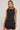 Luck & Trouble Boat Neck Double Pleat Mini Dress Black