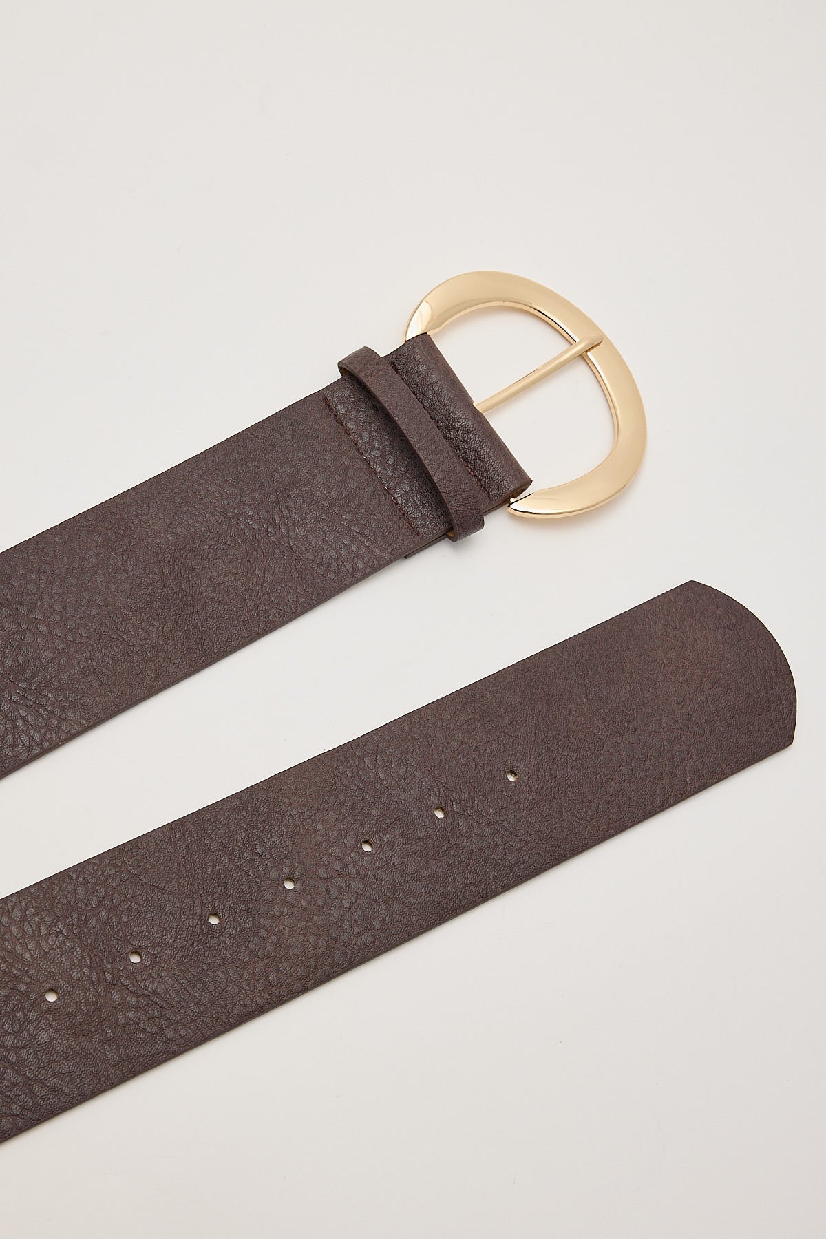 Token Carter Wide Belt Brown