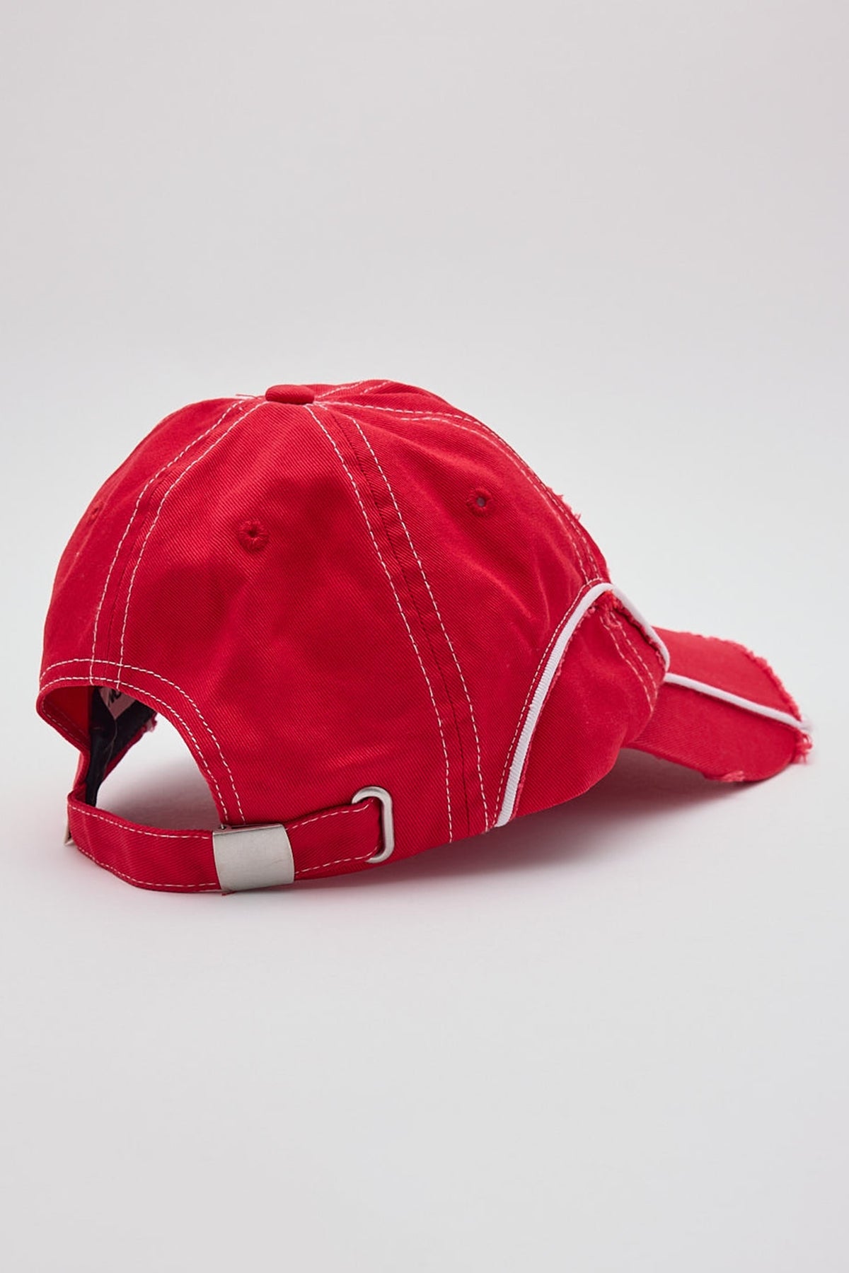 Neovision Disorder Raw-Edge Dad Cap Red