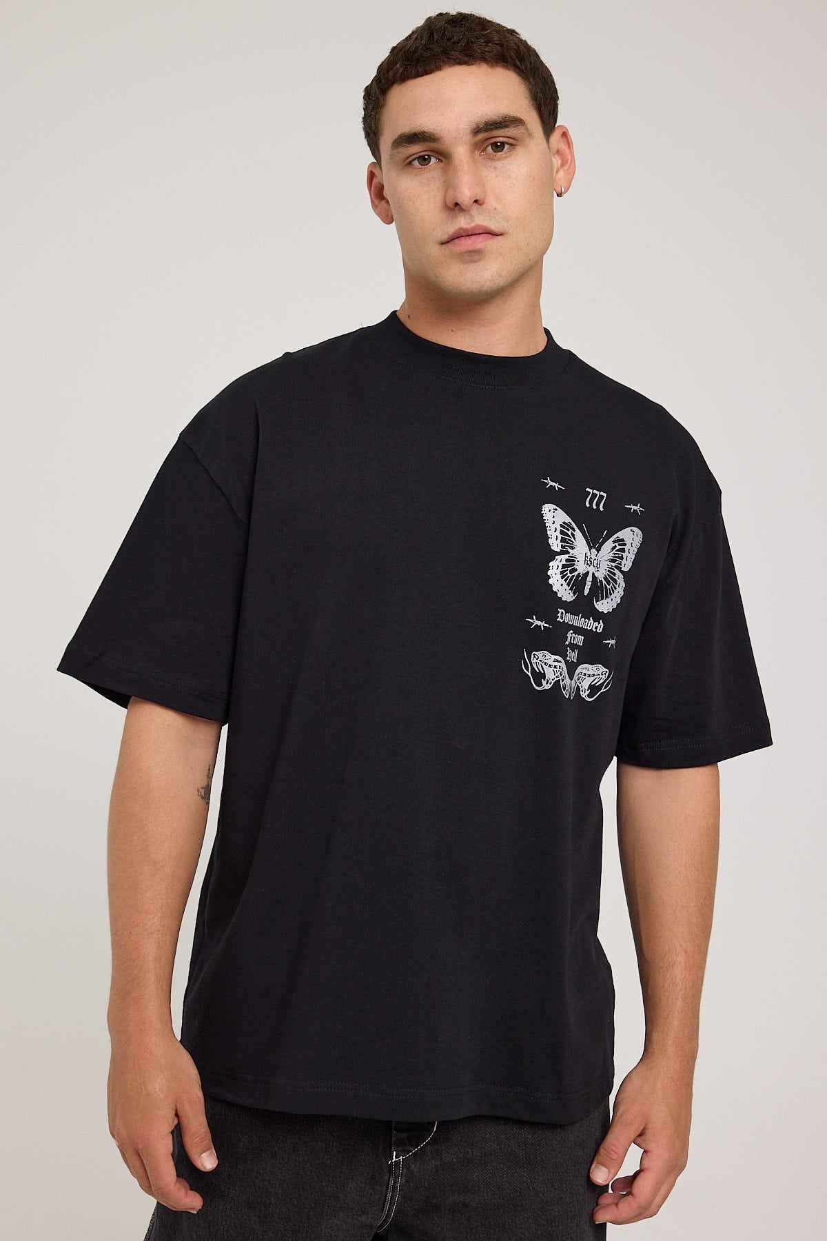 Kiss Chacey Download Street Tee Jet Black