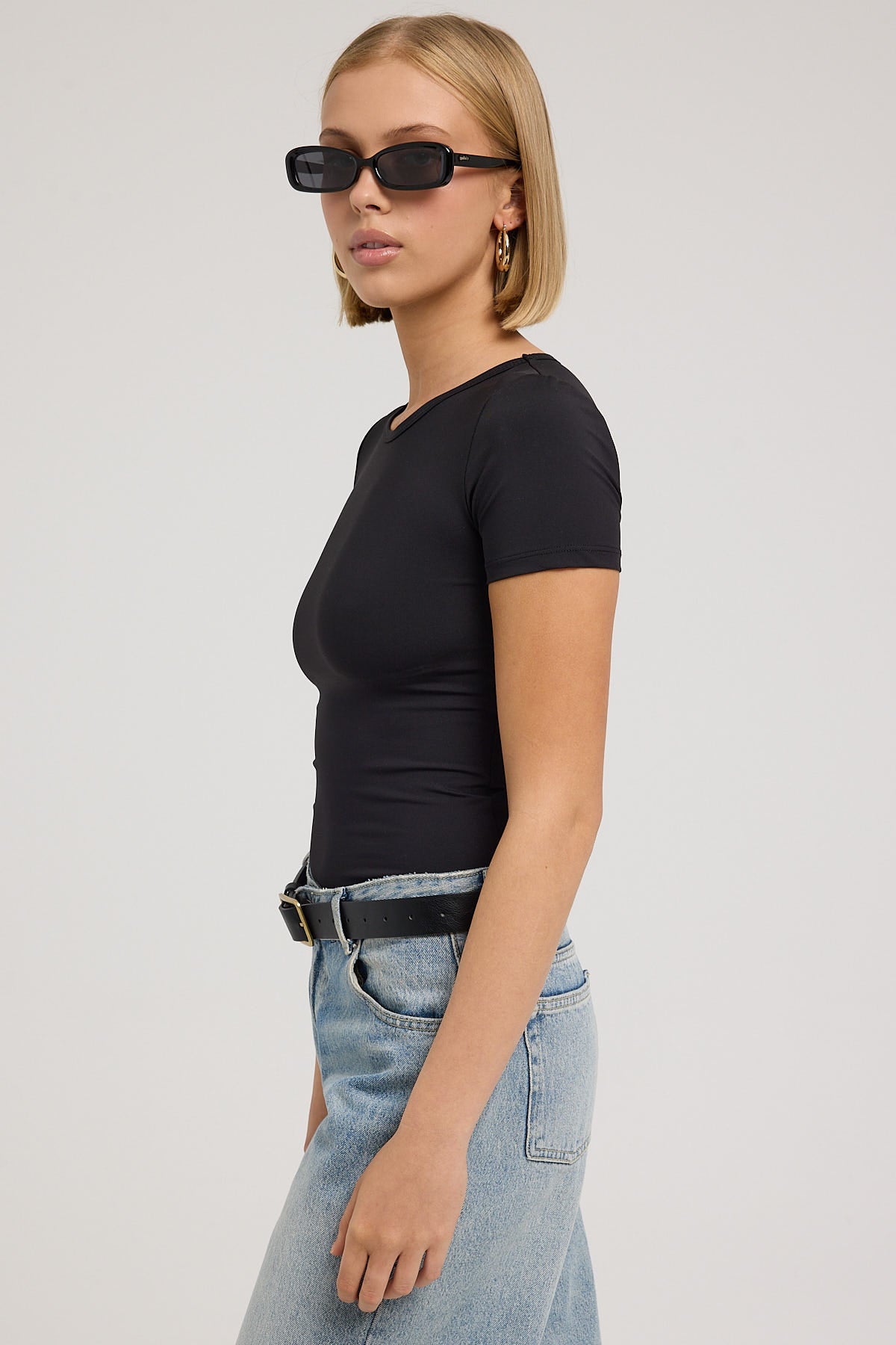 All About Eve Eve Staple Top Black