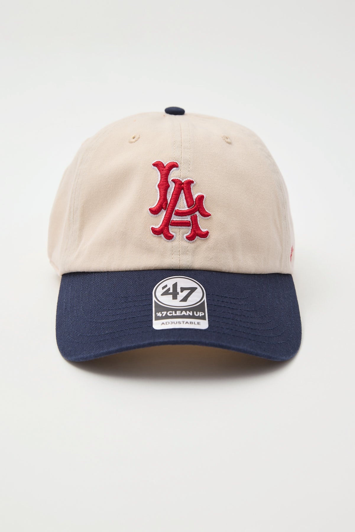 47 Brand LA Angels Cooperstown '47 Clean Up Cap Natural/Navy Two Tone