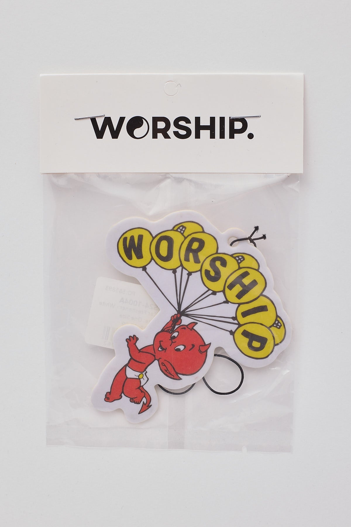 Worship Floater Car Freshener White