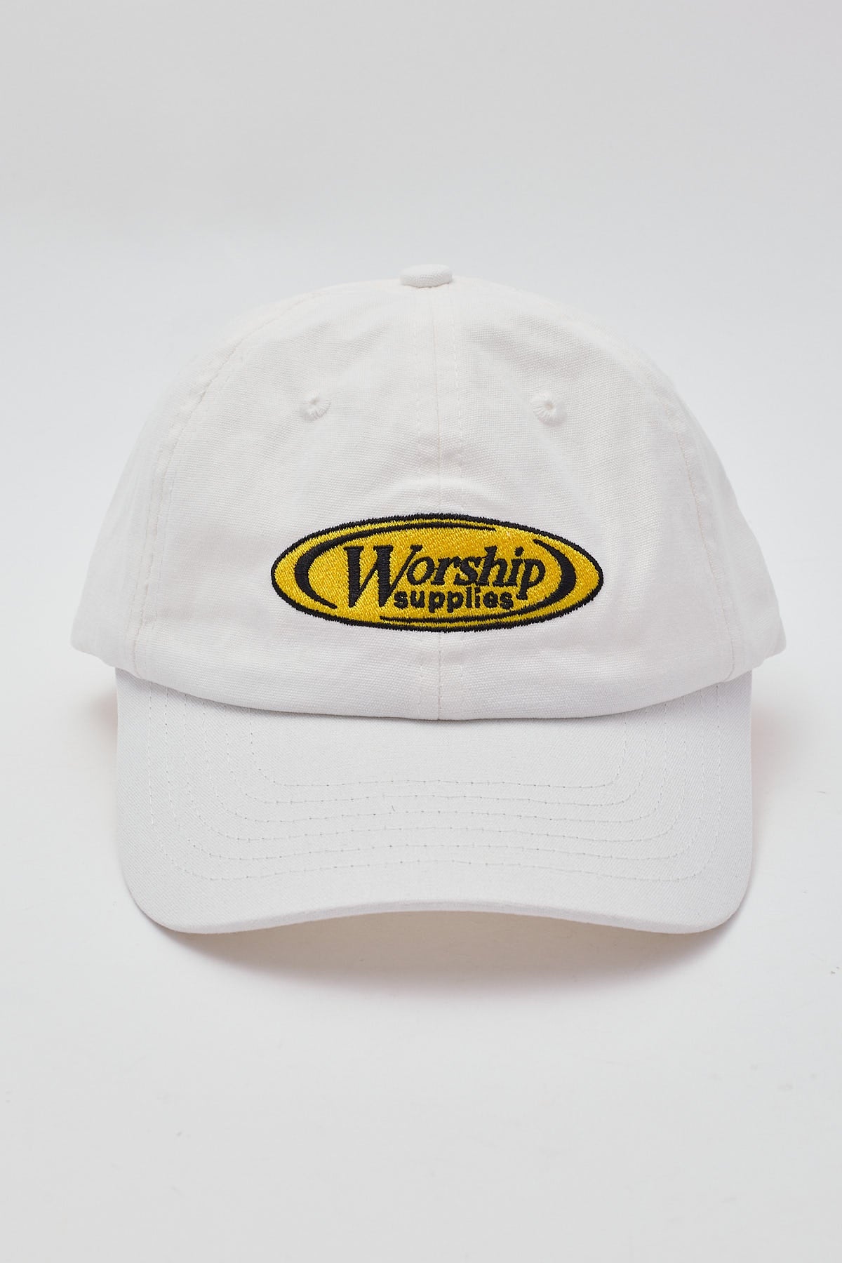 Worship Overt 6 Panel Dad Hat Cream