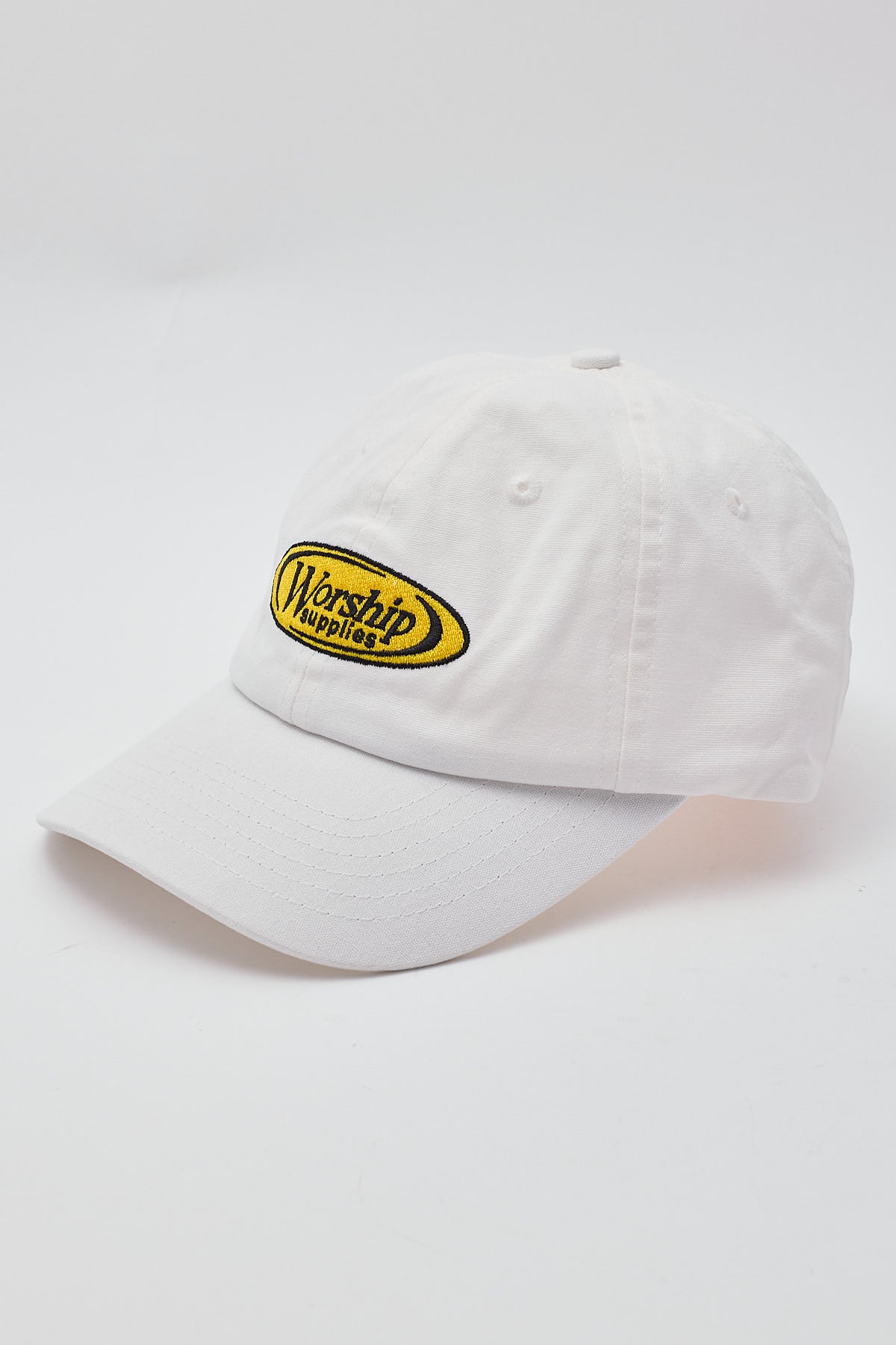 Worship Overt 6 Panel Dad Hat Cream