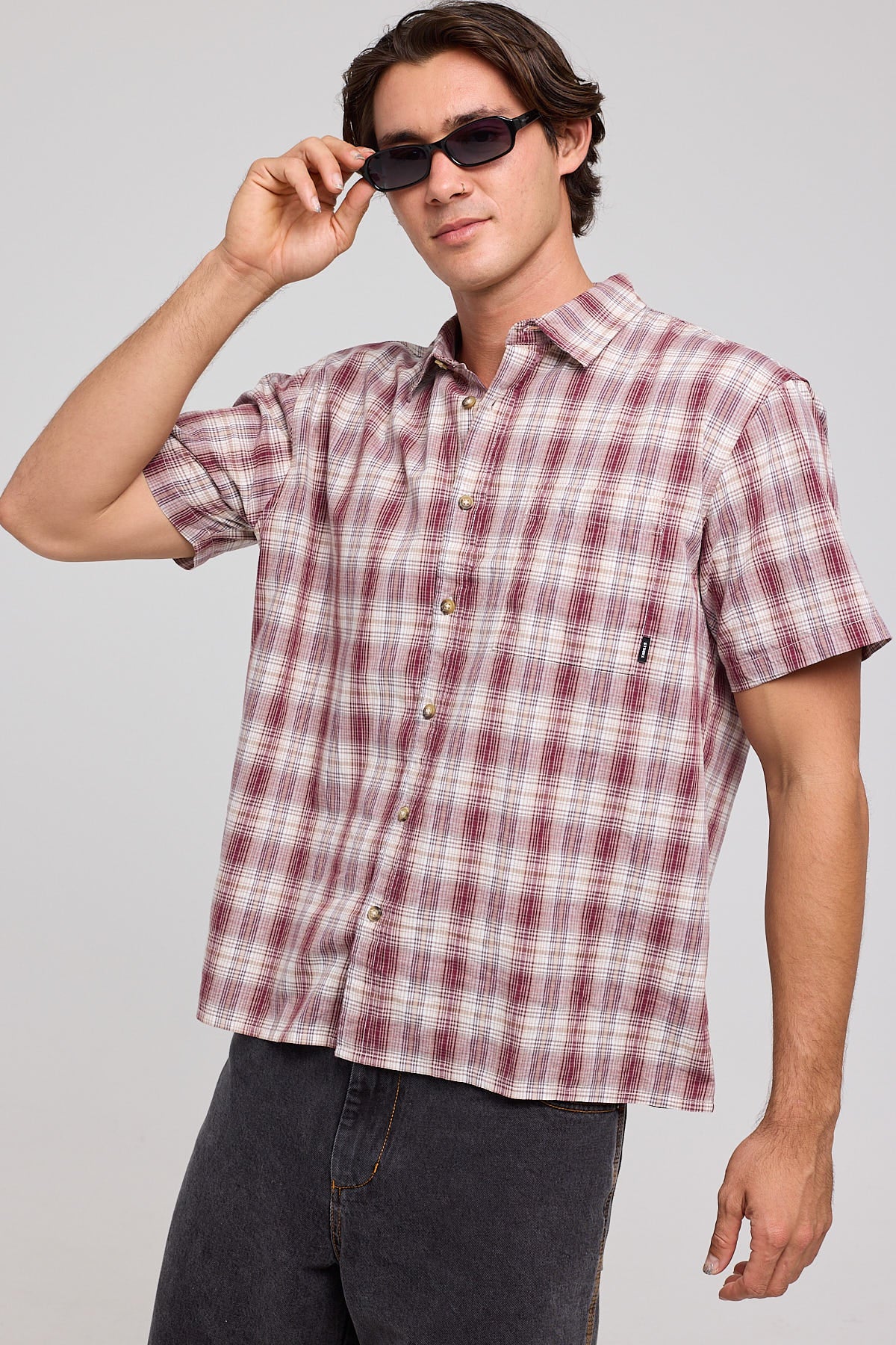 Thrills Good Turn Short Sleeve Shirt Bracken