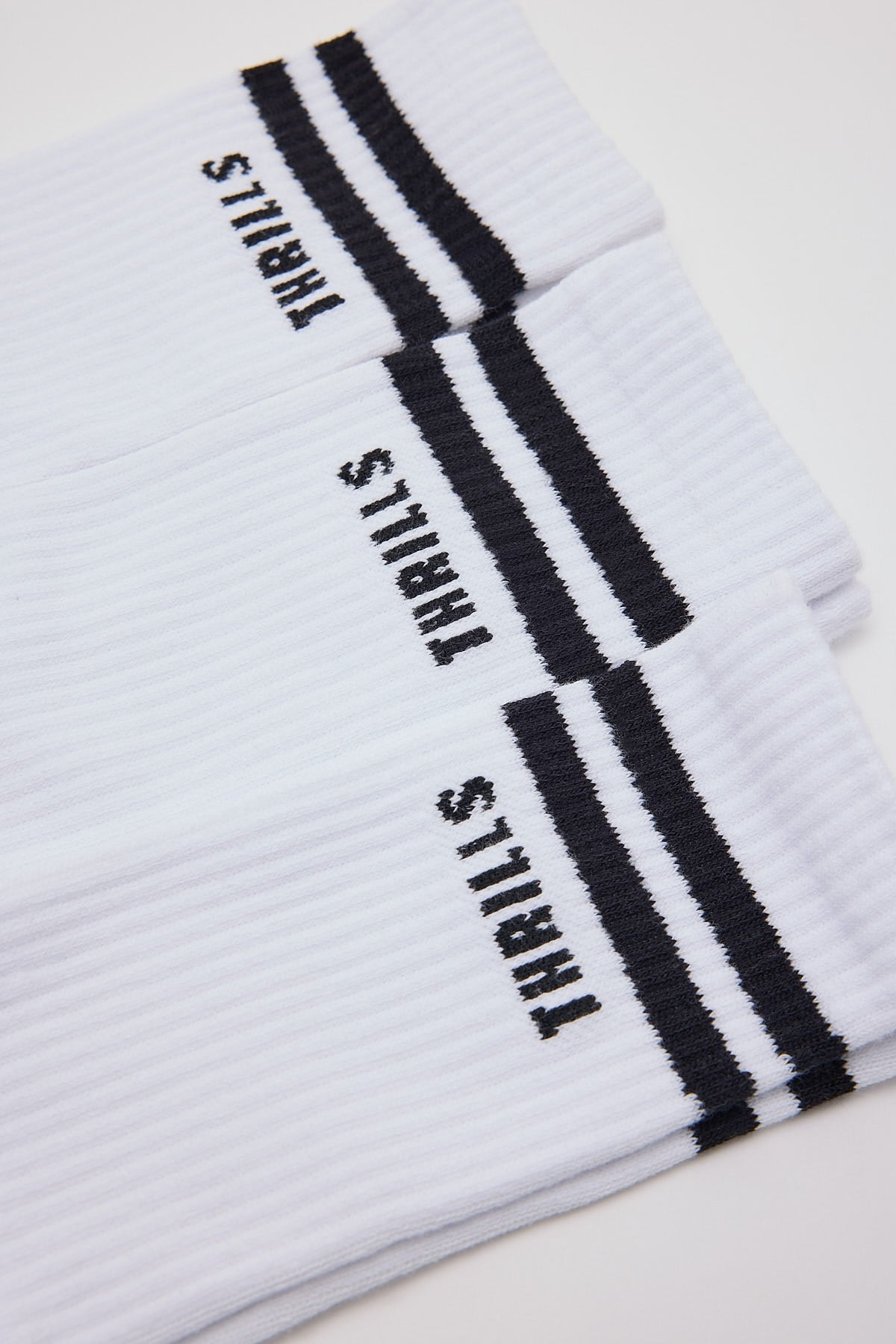 Thrills Minimal Thrills 3 Pack Sock White