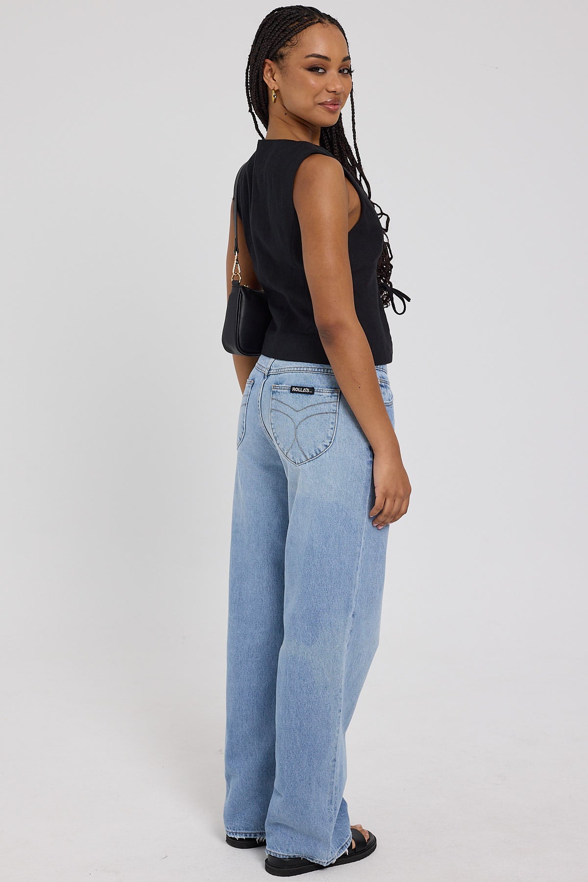 Rolla's Kate Baggy Jean 90's Blue 90`S Blue