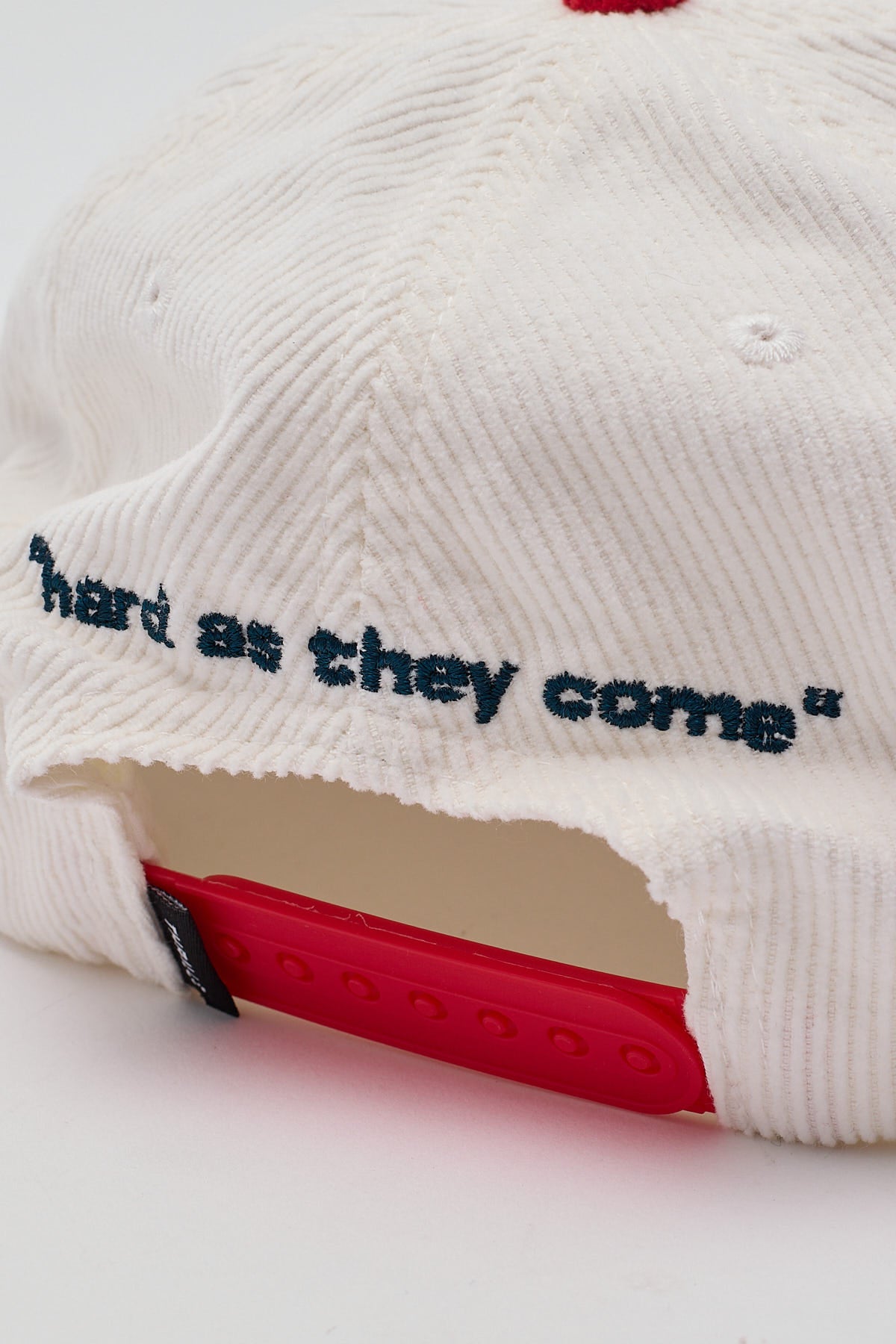 Thrills Hard As They Come 5 Panel Cap Heritage White