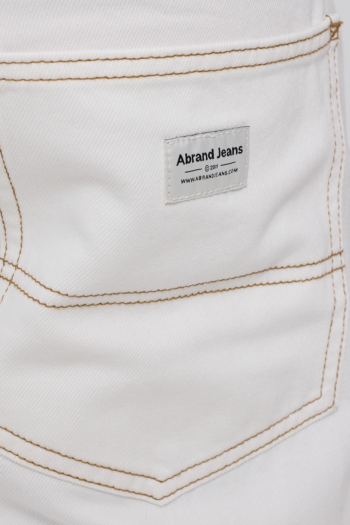 Abrand A5 Baggy Guy Jean Ghost White