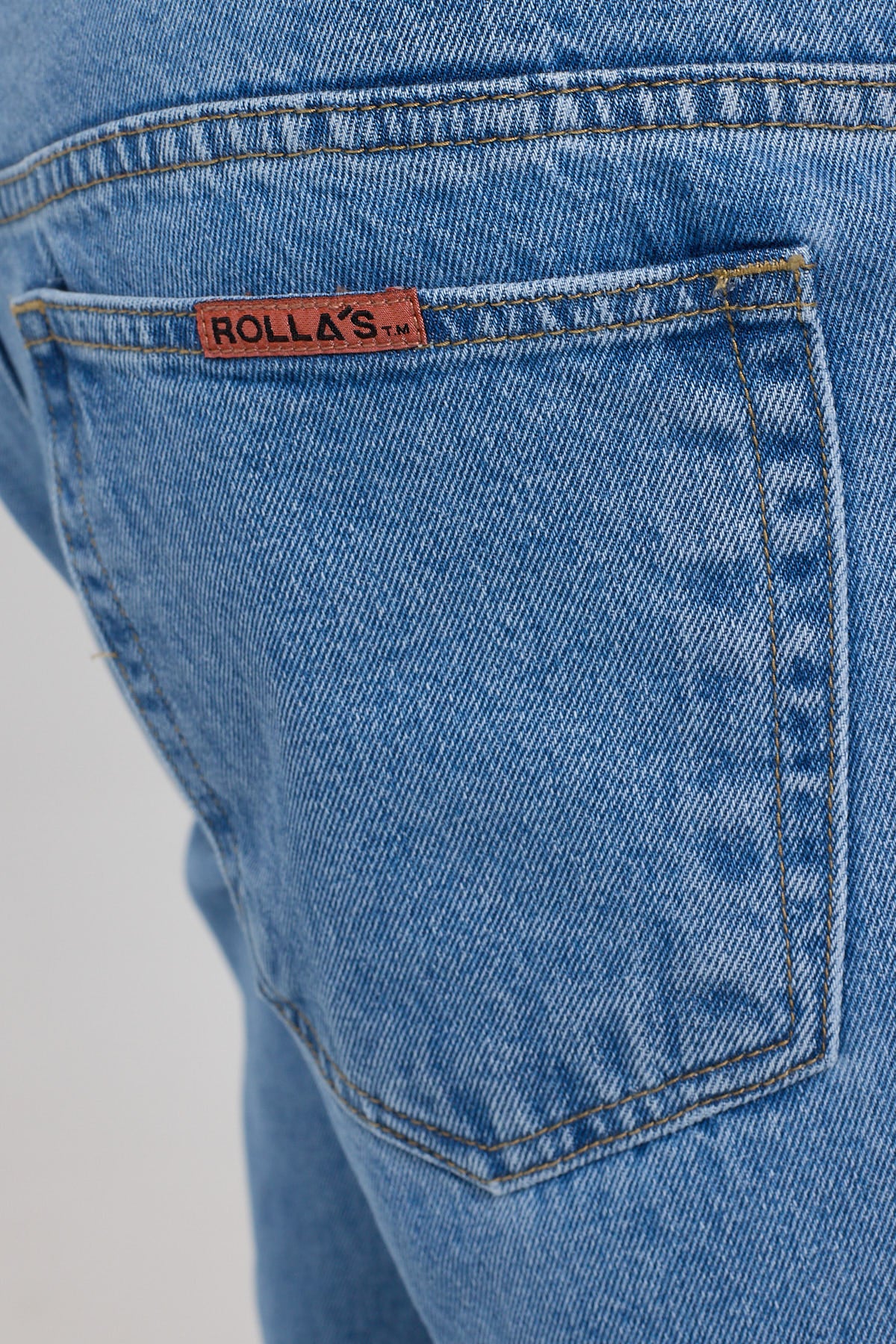 Rolla's Ezy Blueys Jean Mid Blue Denim