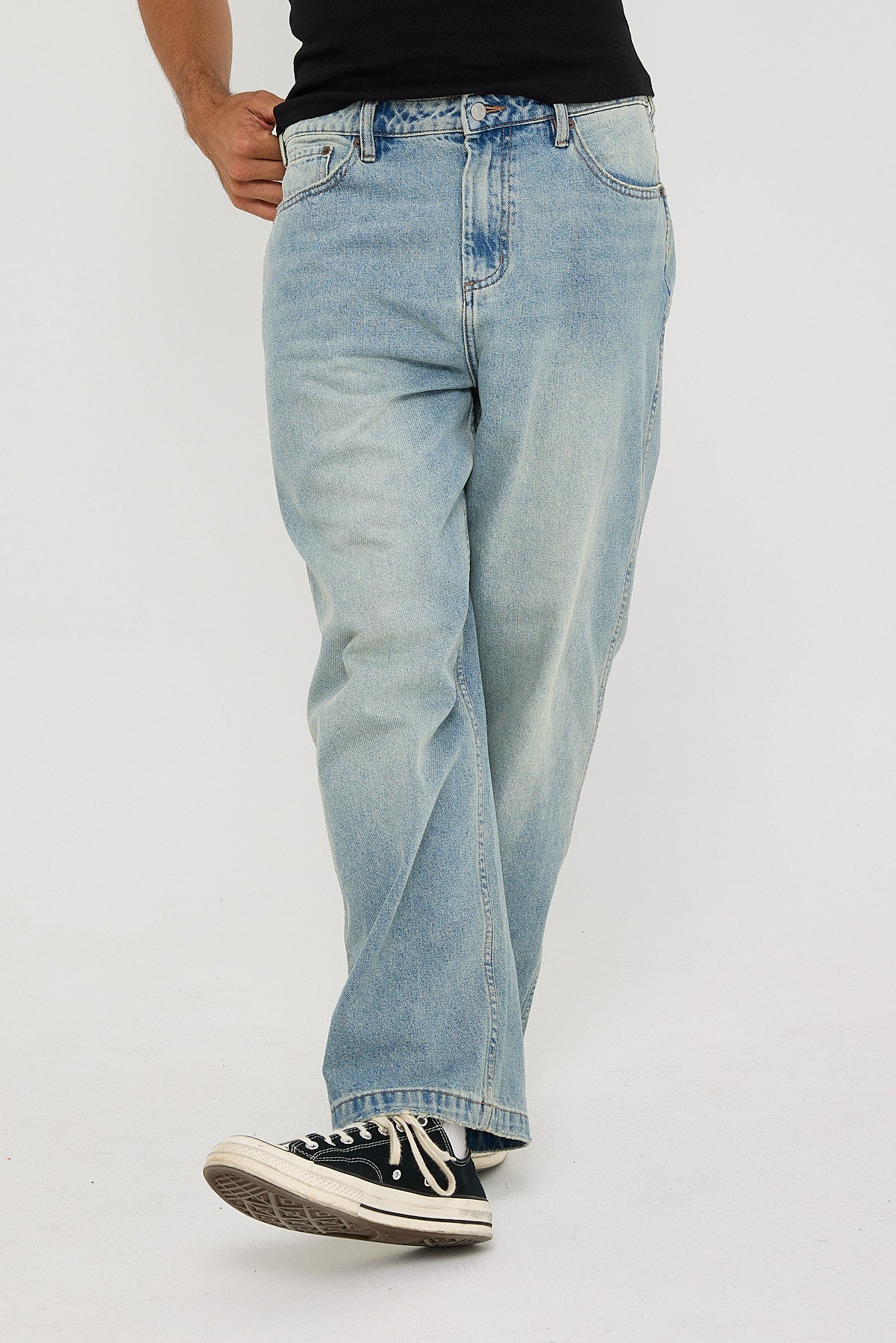 Rolla's Big Boss Manly Mid Blue Denim