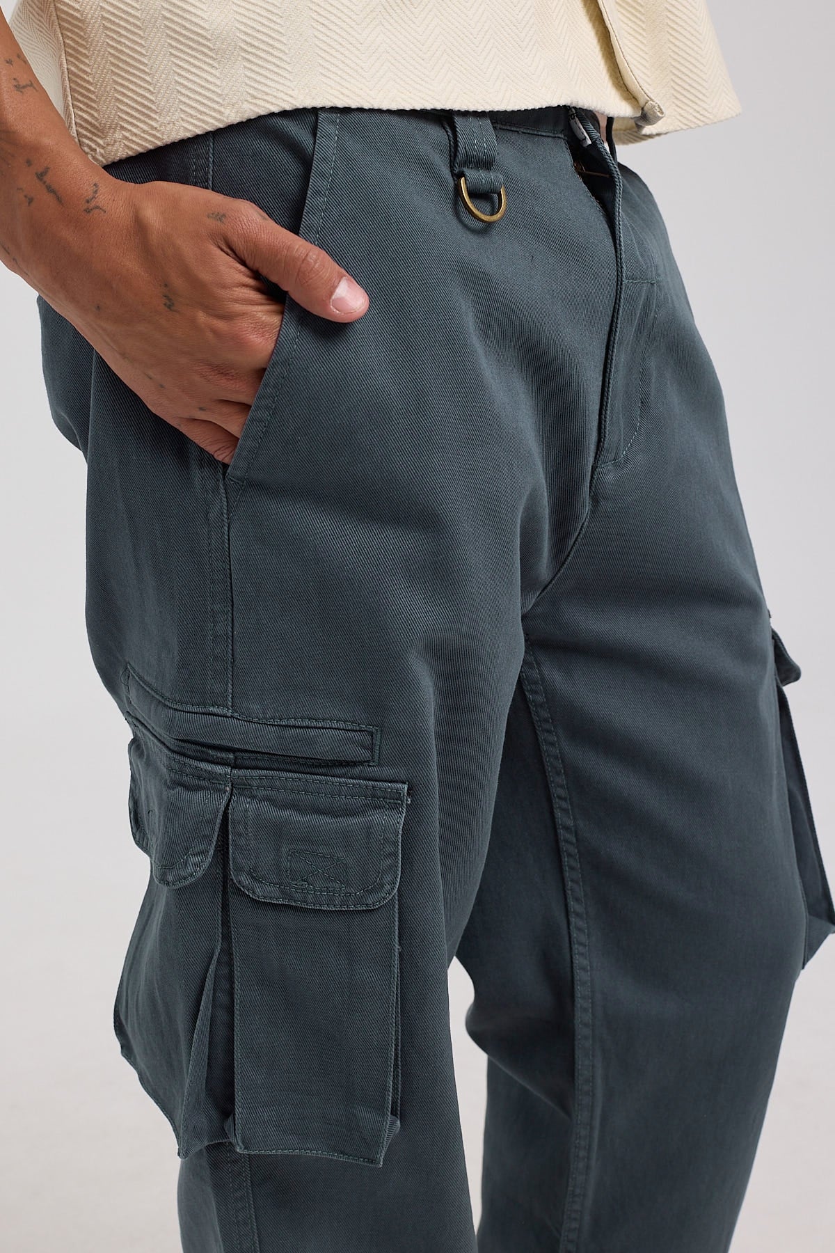 Thrills Slacker Union Cargo Pant Dark Slate