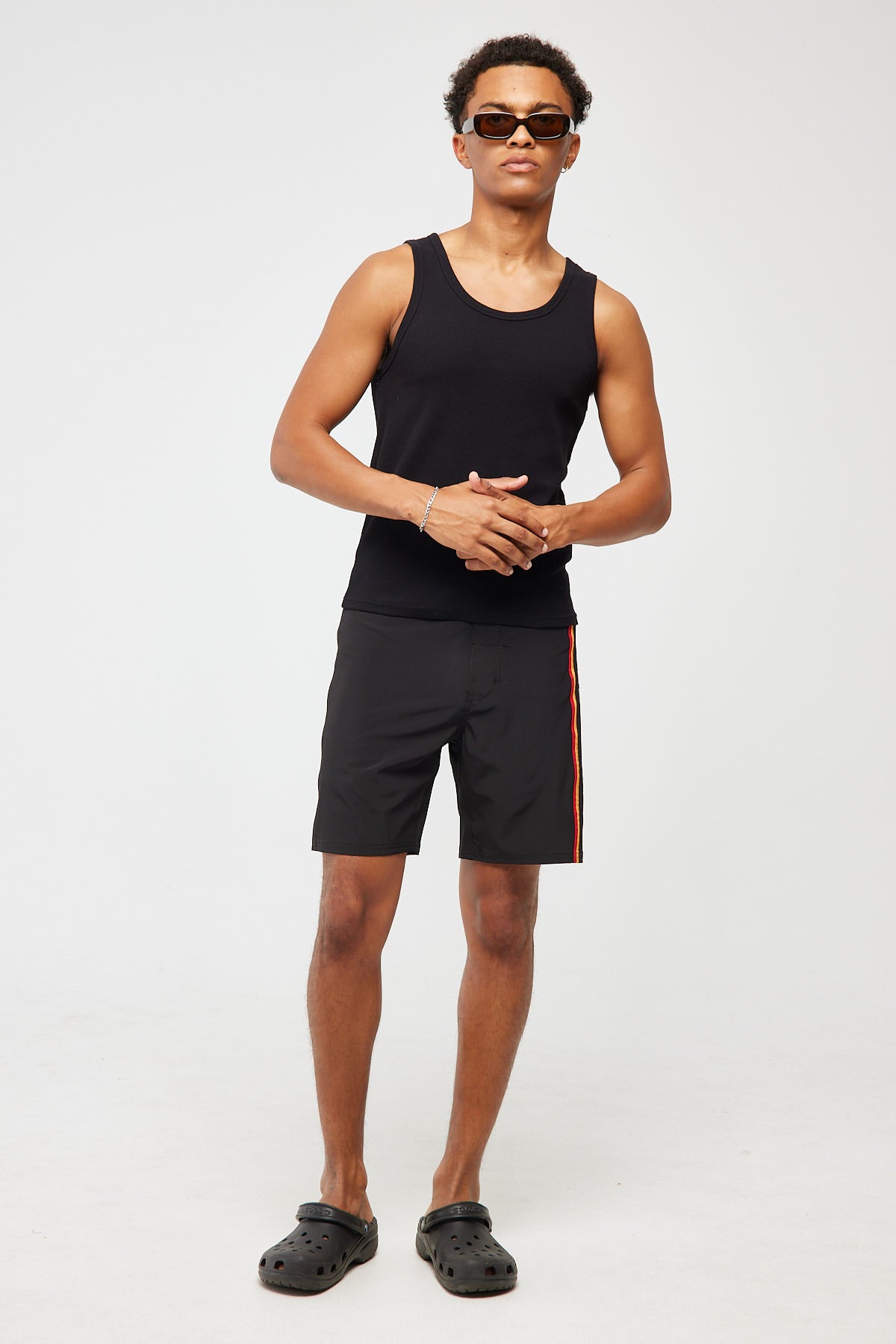 Thrills Never Stop Board Short Black