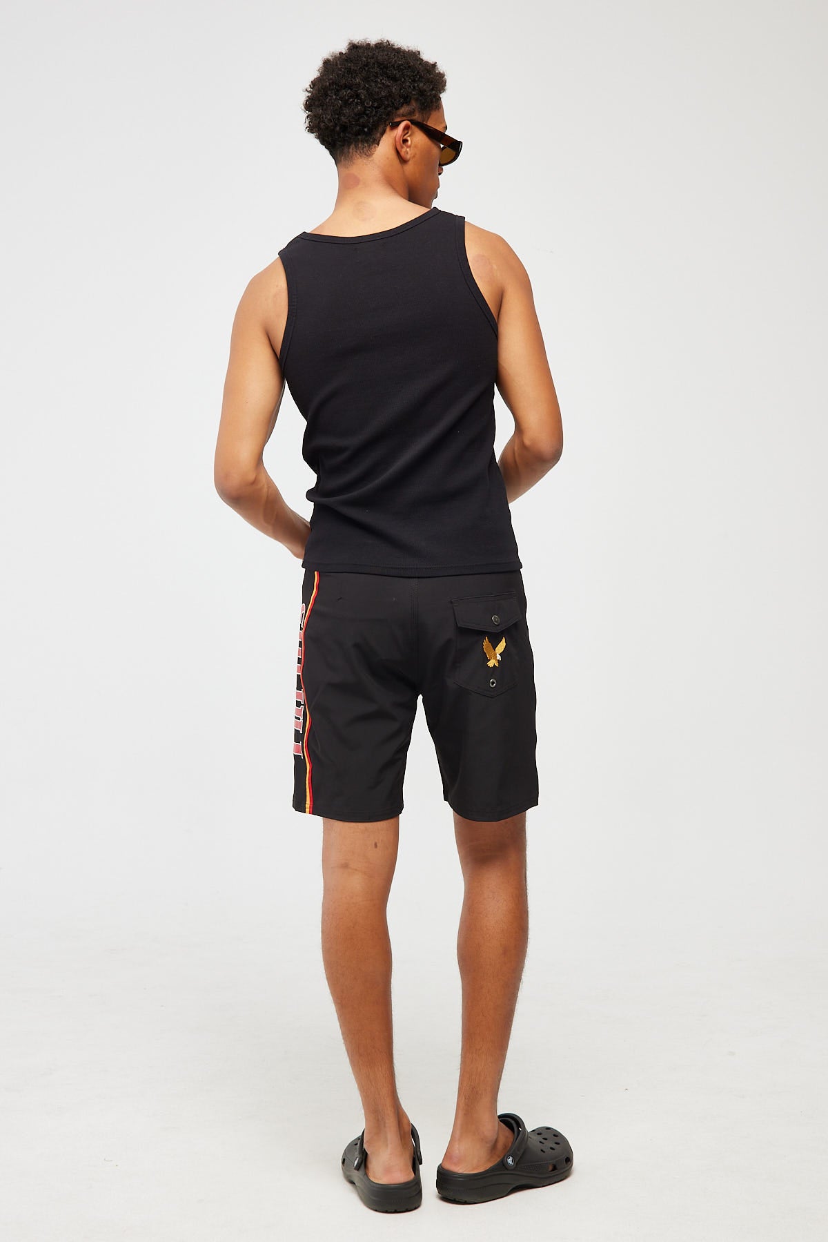 Thrills Never Stop Board Short Black