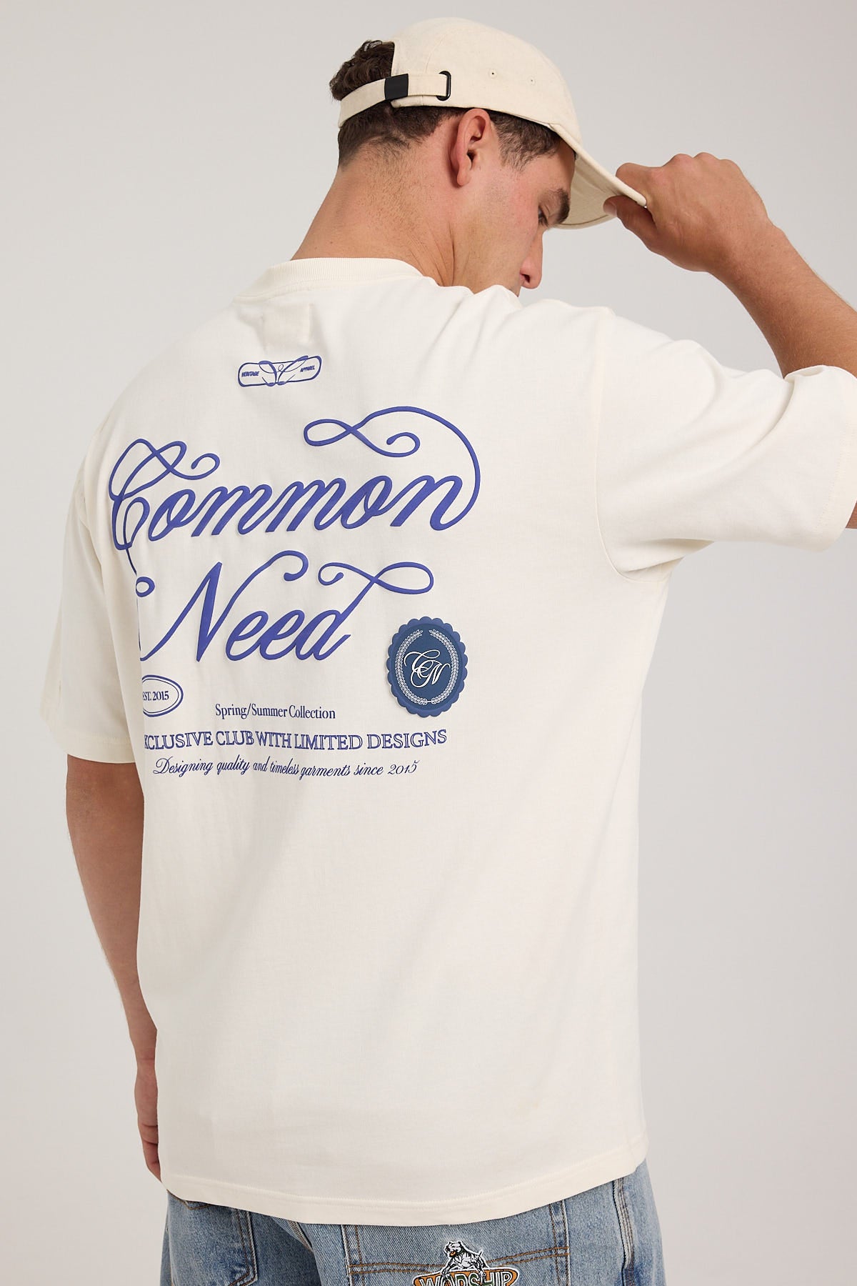 Common Need Adorn Heavyweight Boxy Tee Cloud White