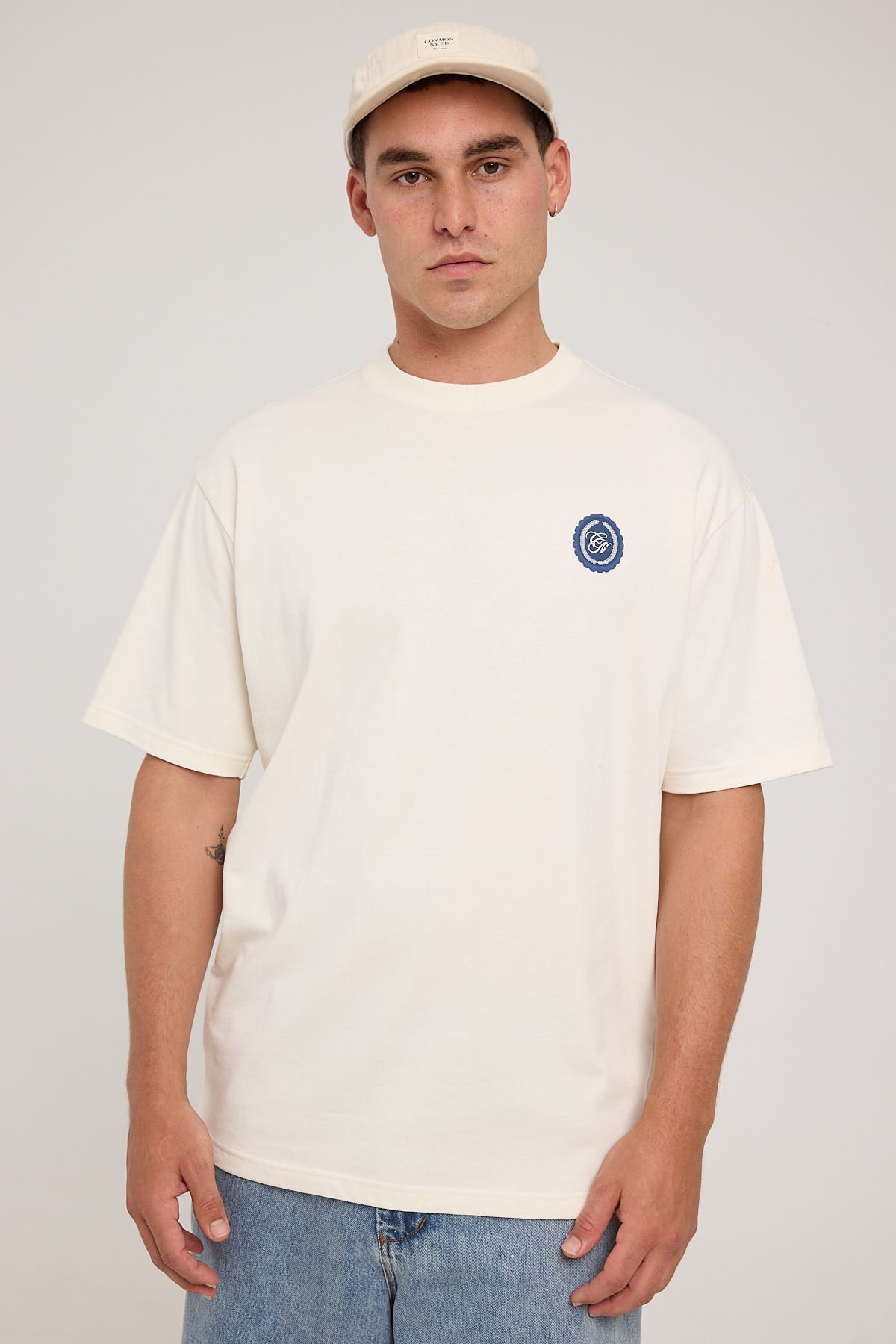 Common Need Adorn Heavyweight Boxy Tee Cloud White