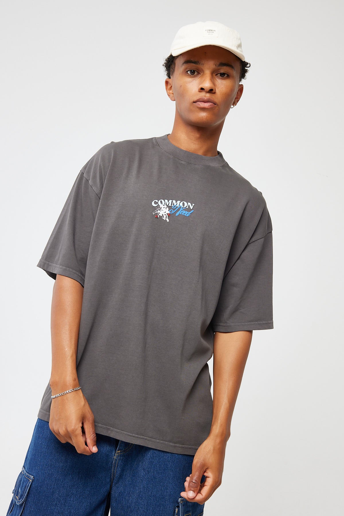 Common Need Dream Club Heavyweight Easy Tee Washed Black