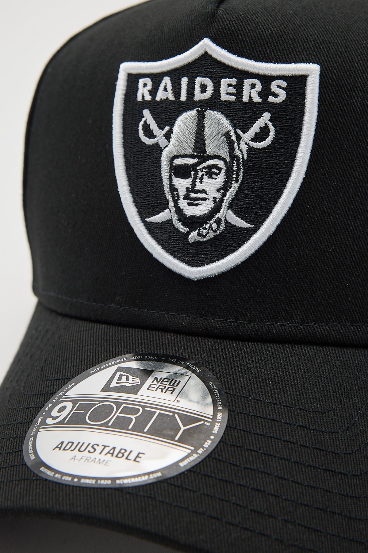 New Era Las Vegas Raiders 9Forty A-Frame Cap Black/OTC Embroidery