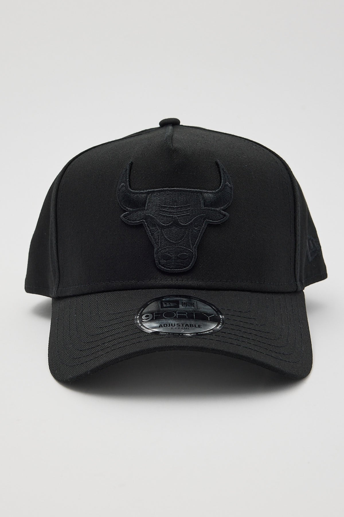 New Era Chicago Bulls 9Forty A-Frame Cap Black/Black Embroidery