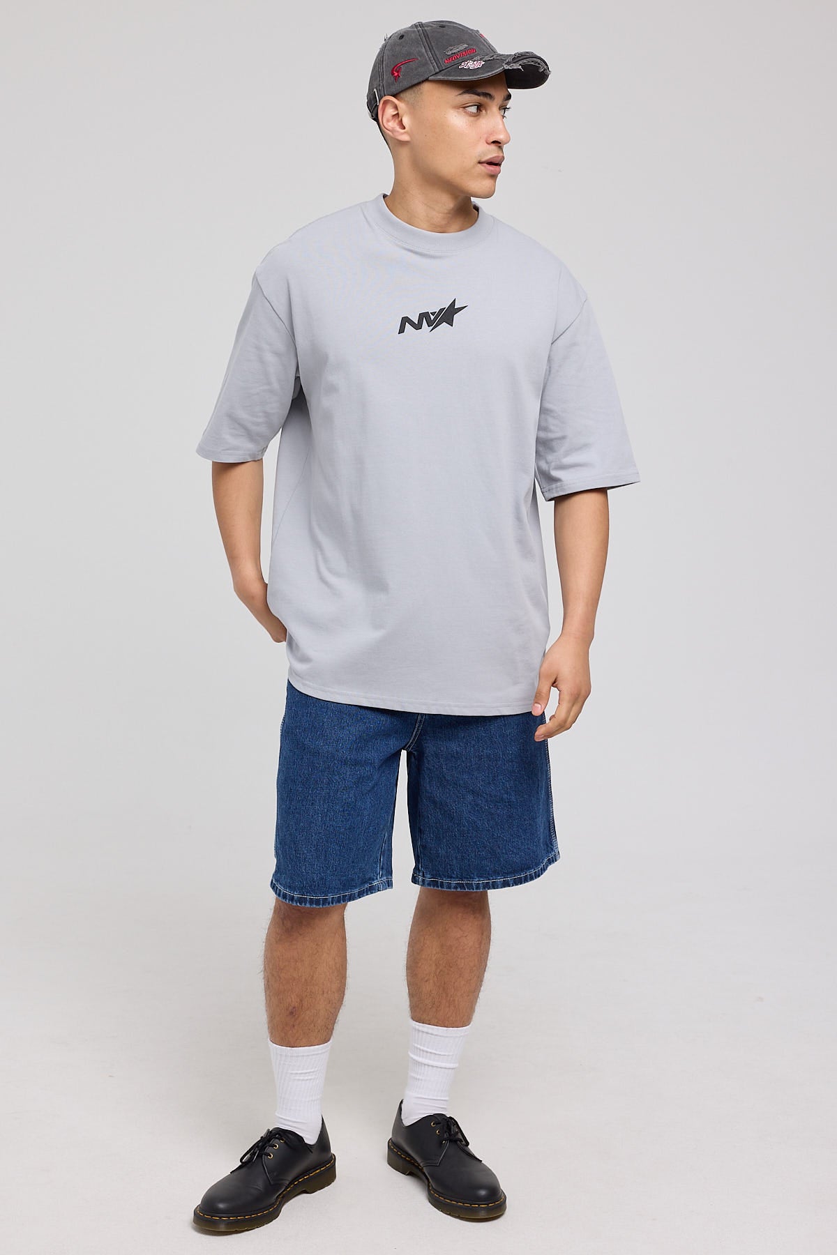 Neovision Gamma Street Super Heavy Tee Ice Grey