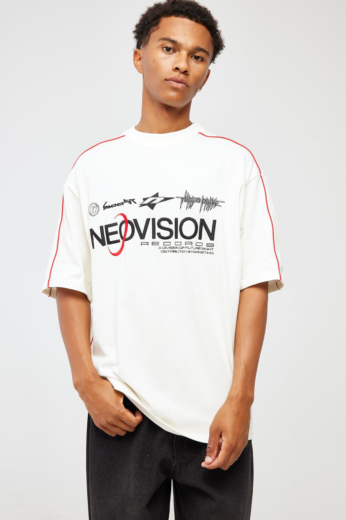 Neovision Atomic Oversize Super Heavy Tee Ecru