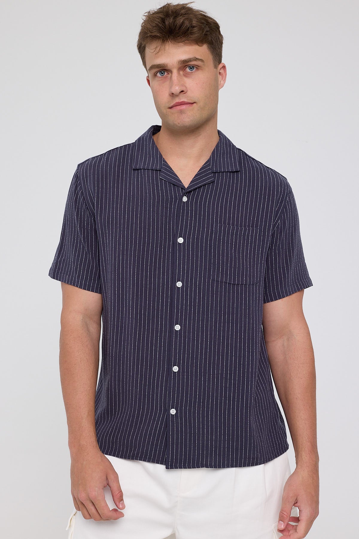 Common Need Cabos Resort Shirt Navy