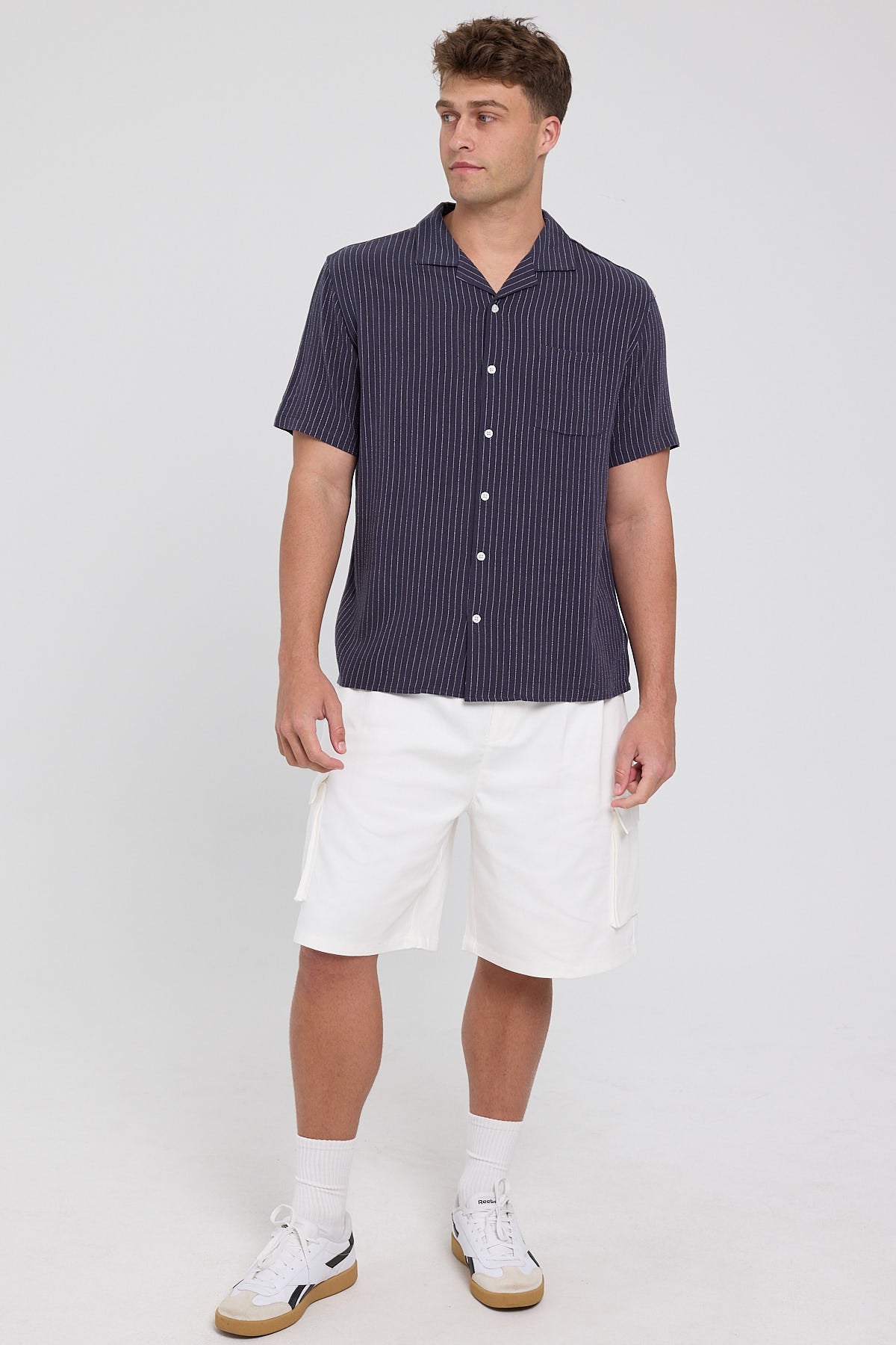 Common Need Cabos Resort Shirt Navy