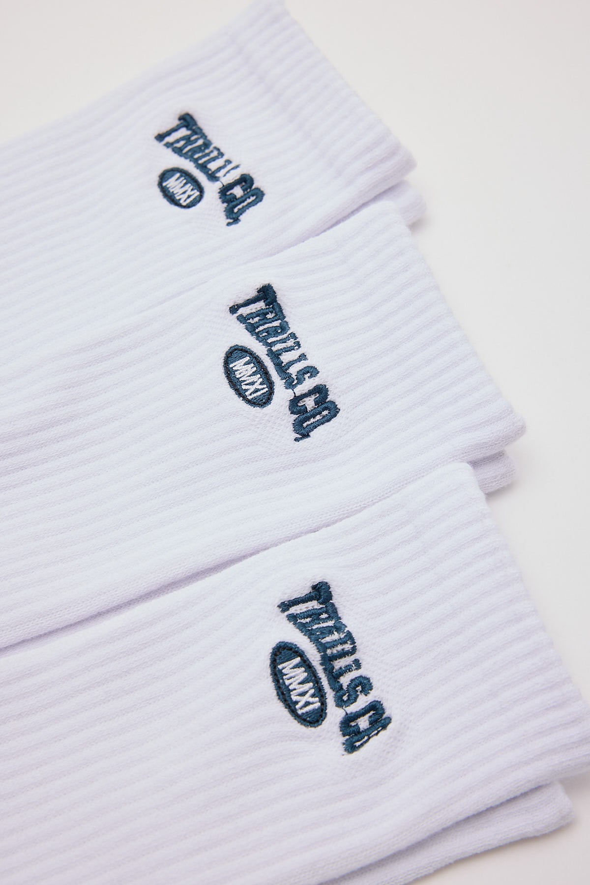 Thrills Recruit 3 Pack Sock White