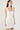 Perfect Stranger Pinstripe Linen Square Neck Mini Dress White Stripe