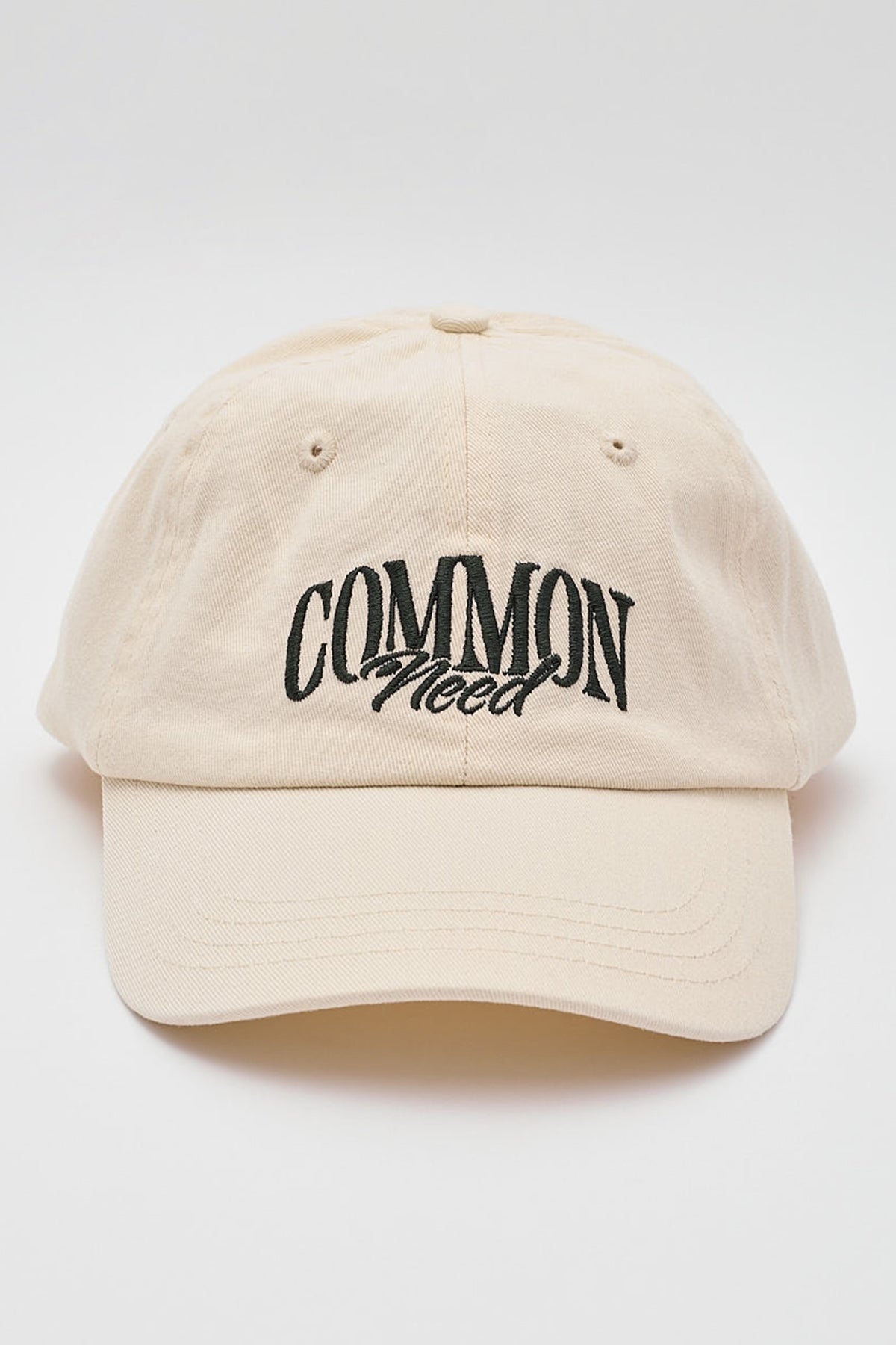 Common Need Windsor Dad Cap Ecru