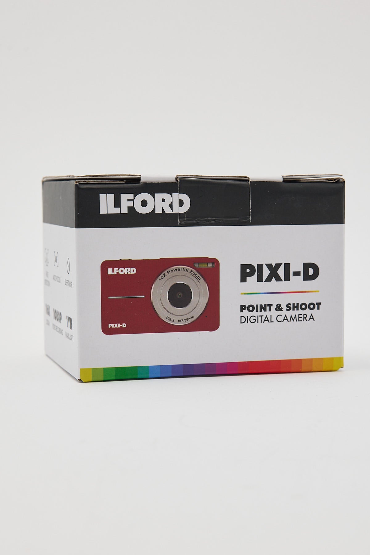 Ilford Pixi-D Compact Digital Camera Red
