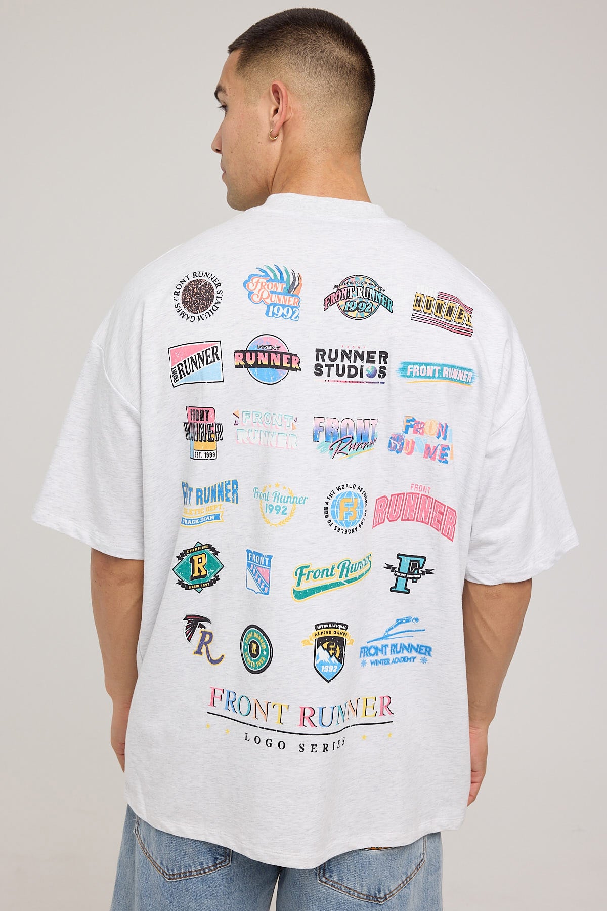 Front Runner Logo Series Tee Grey Marle