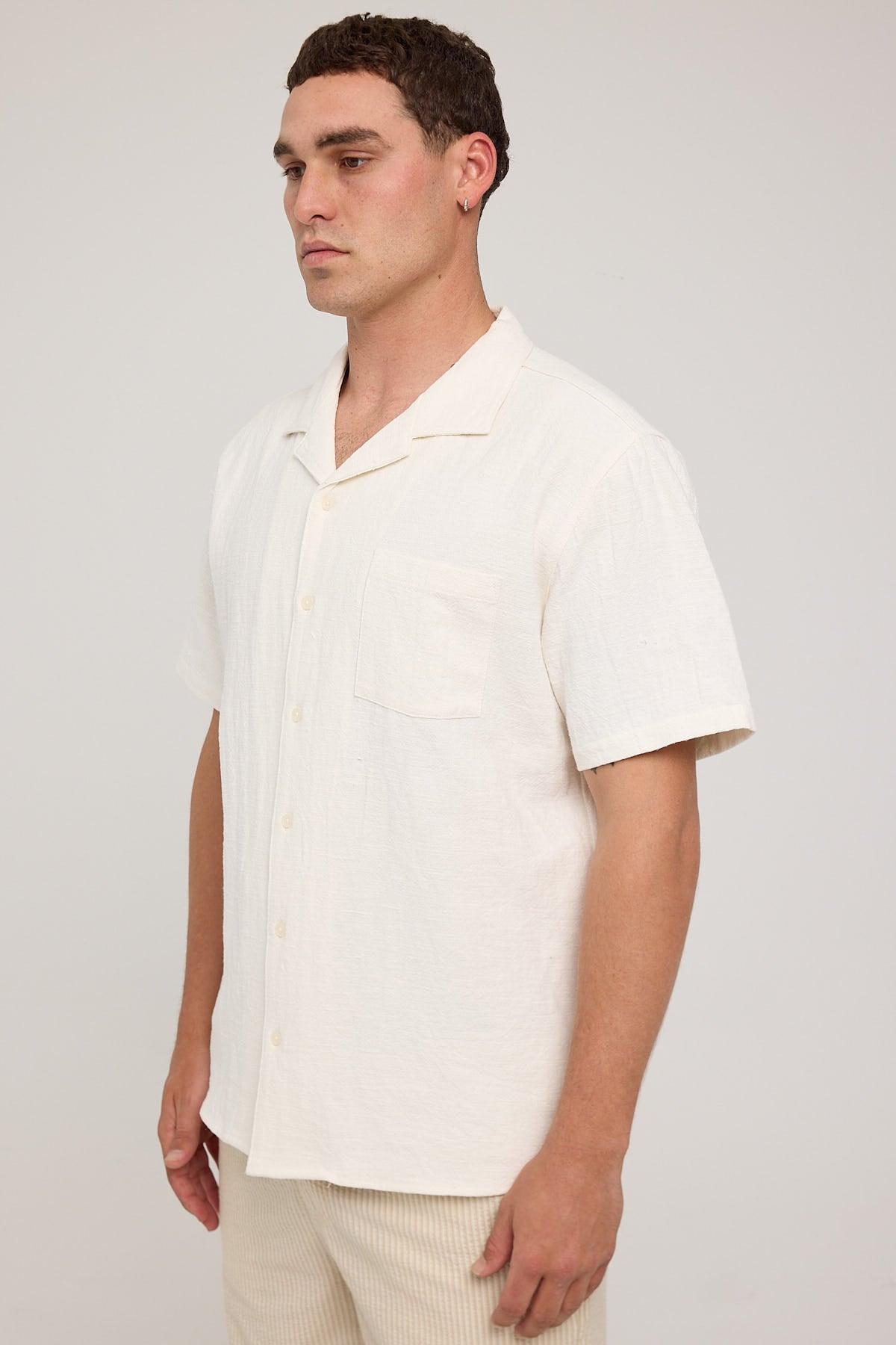 Common Need Bayside Resort Shirt White