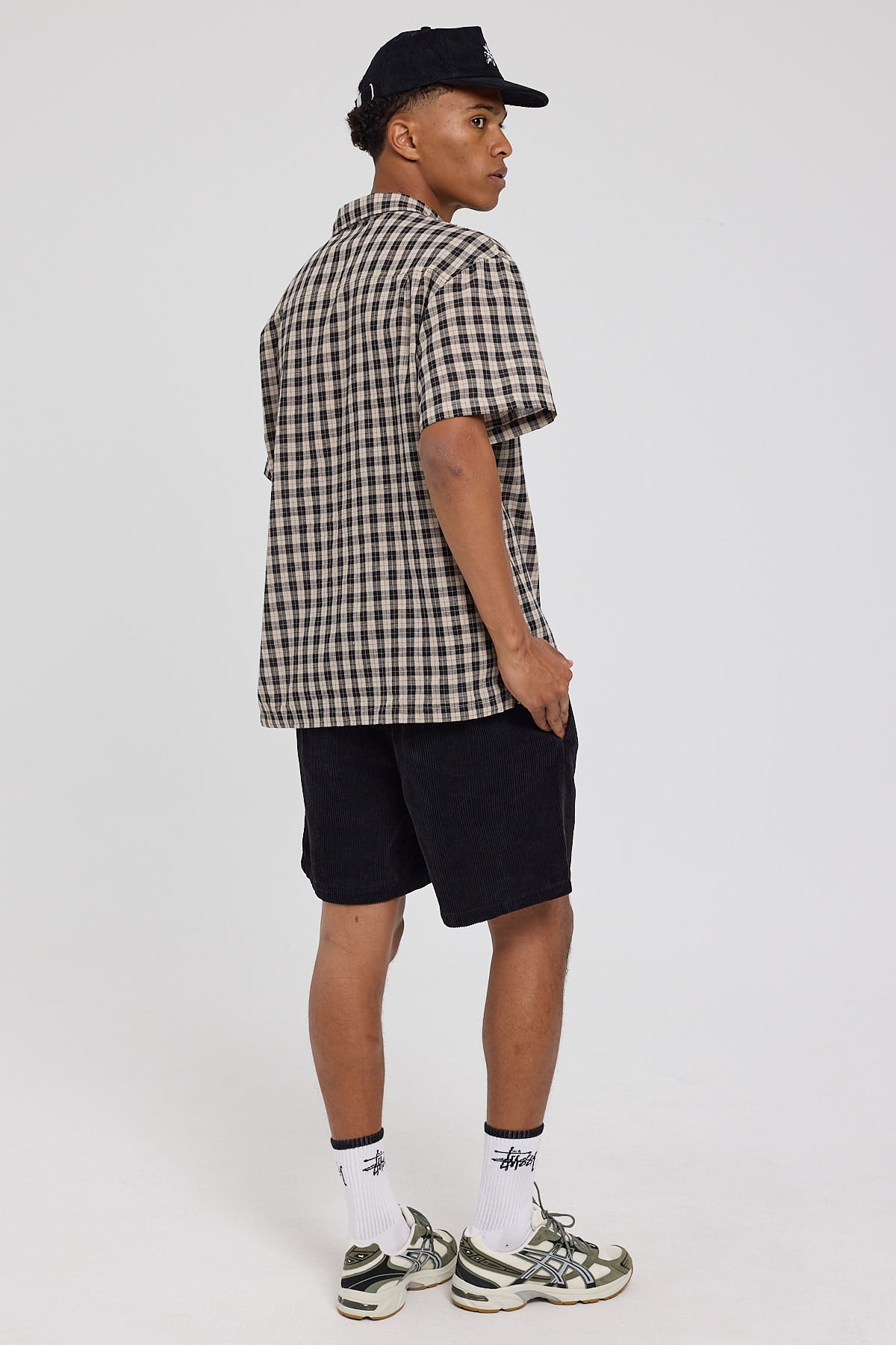 Xlarge 91 Wide Cord Beachshort Pigment Black