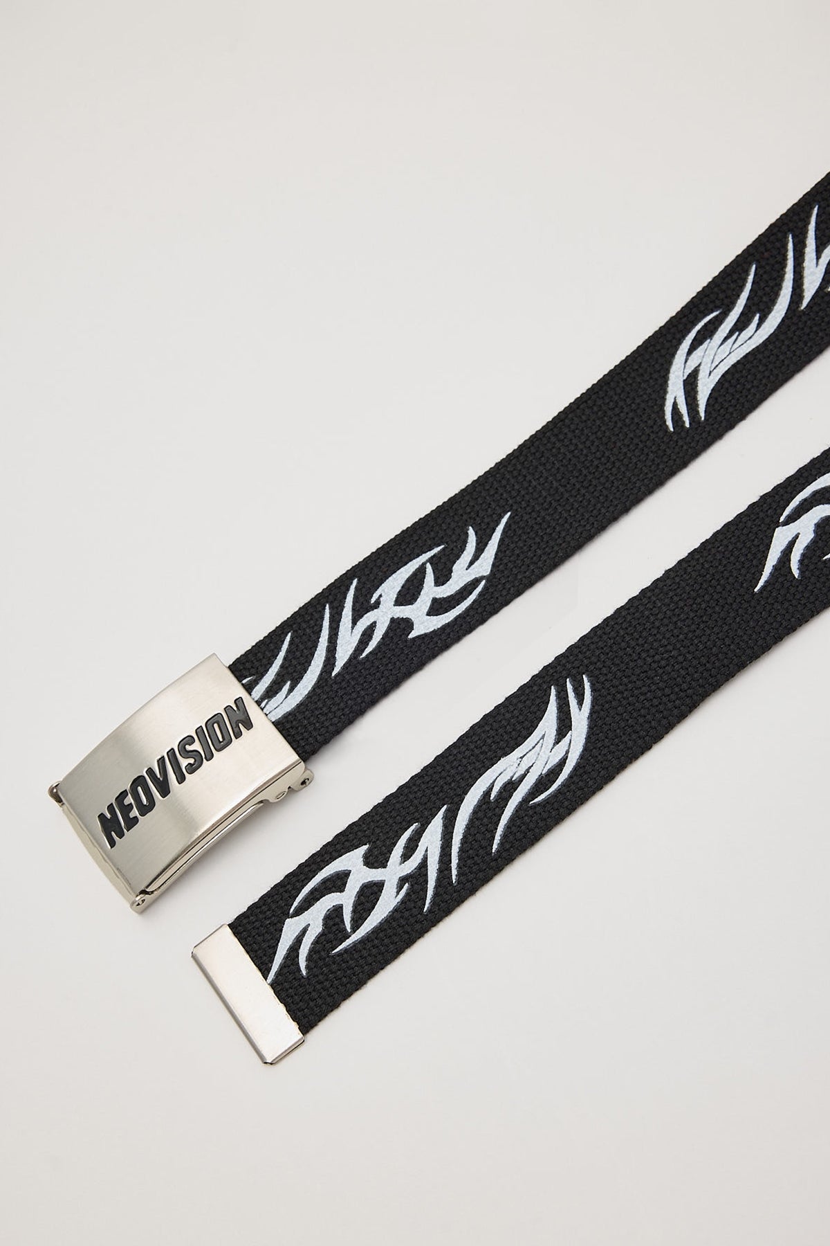 Neovision Tribal Web Belt Silver/Black