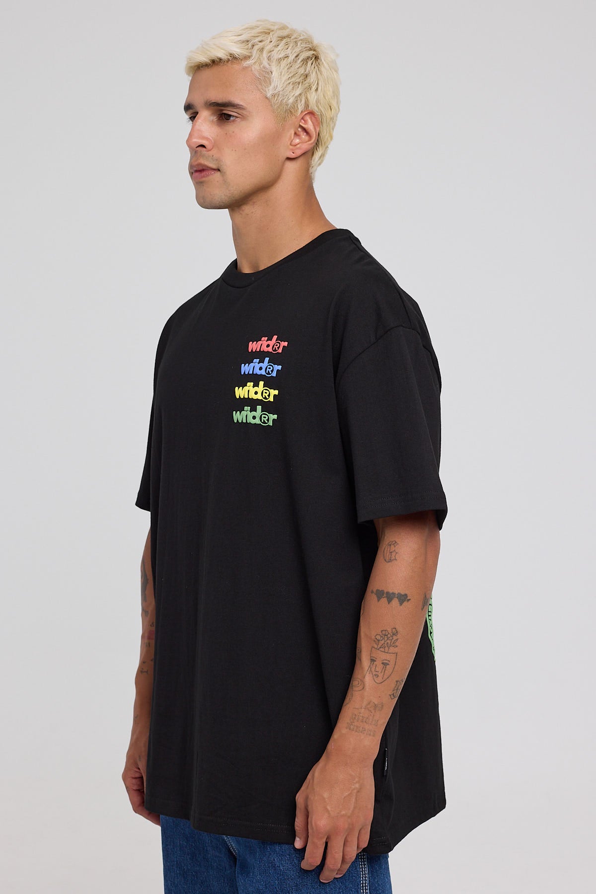 Wndrr Source Box Fit Tee Black