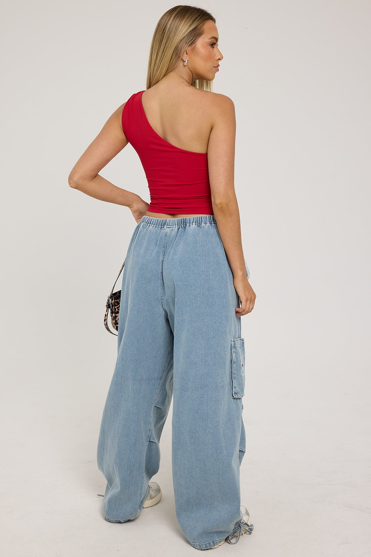 Neovision Shadow Realm Wide Leg Pant Light Blue Denim