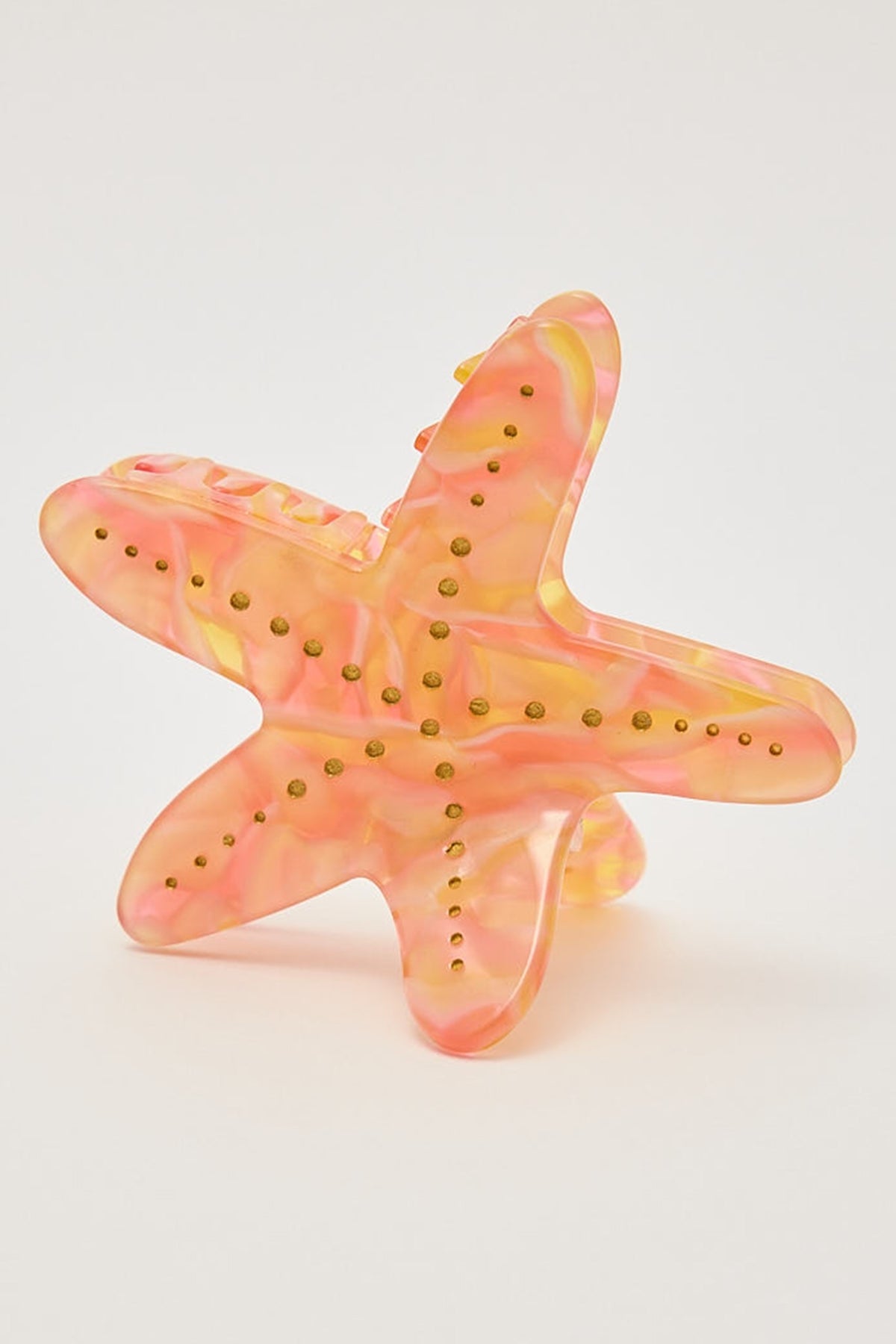 Token Starfish Hair Claw Clip Orange