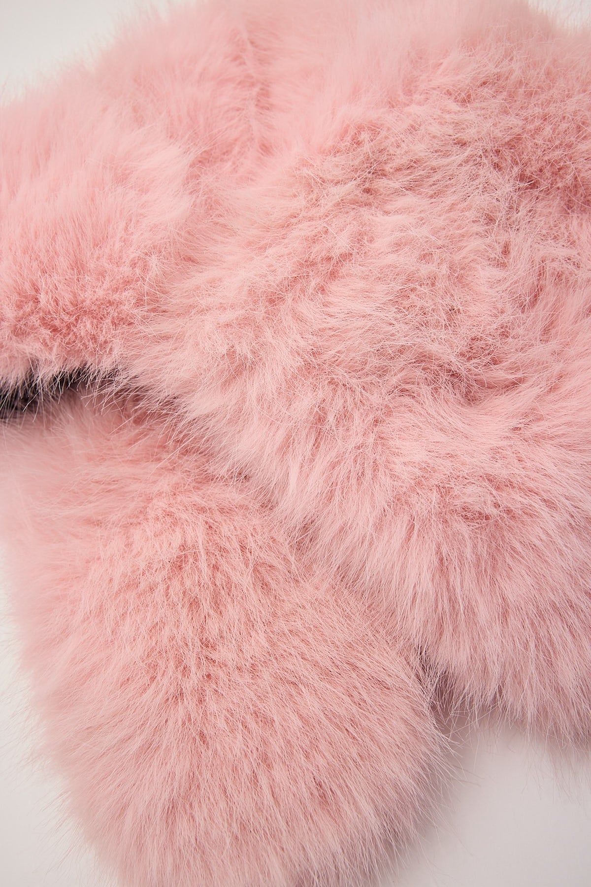 Token Faux Fur Fluffy Trapper Hat Pink