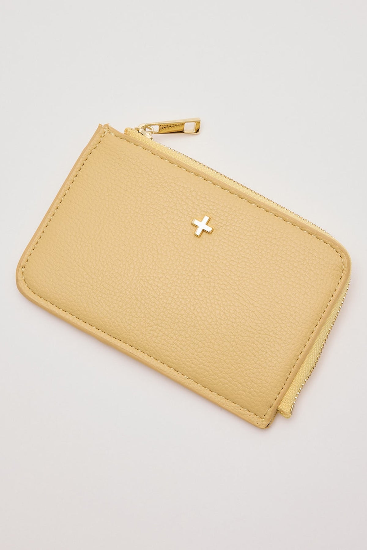 Peta + Jain Fitz Cardholer Lemon Pebble/Gold