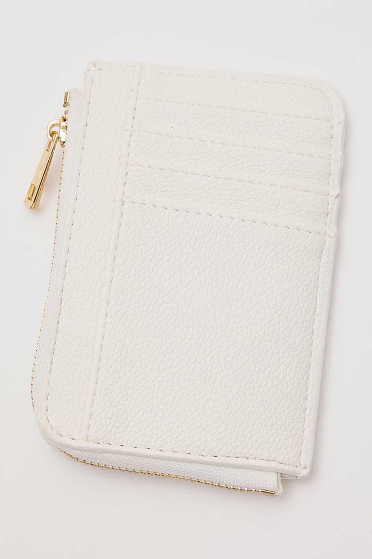 Peta + Jain Fitz Cardholer White Pebble/Gold