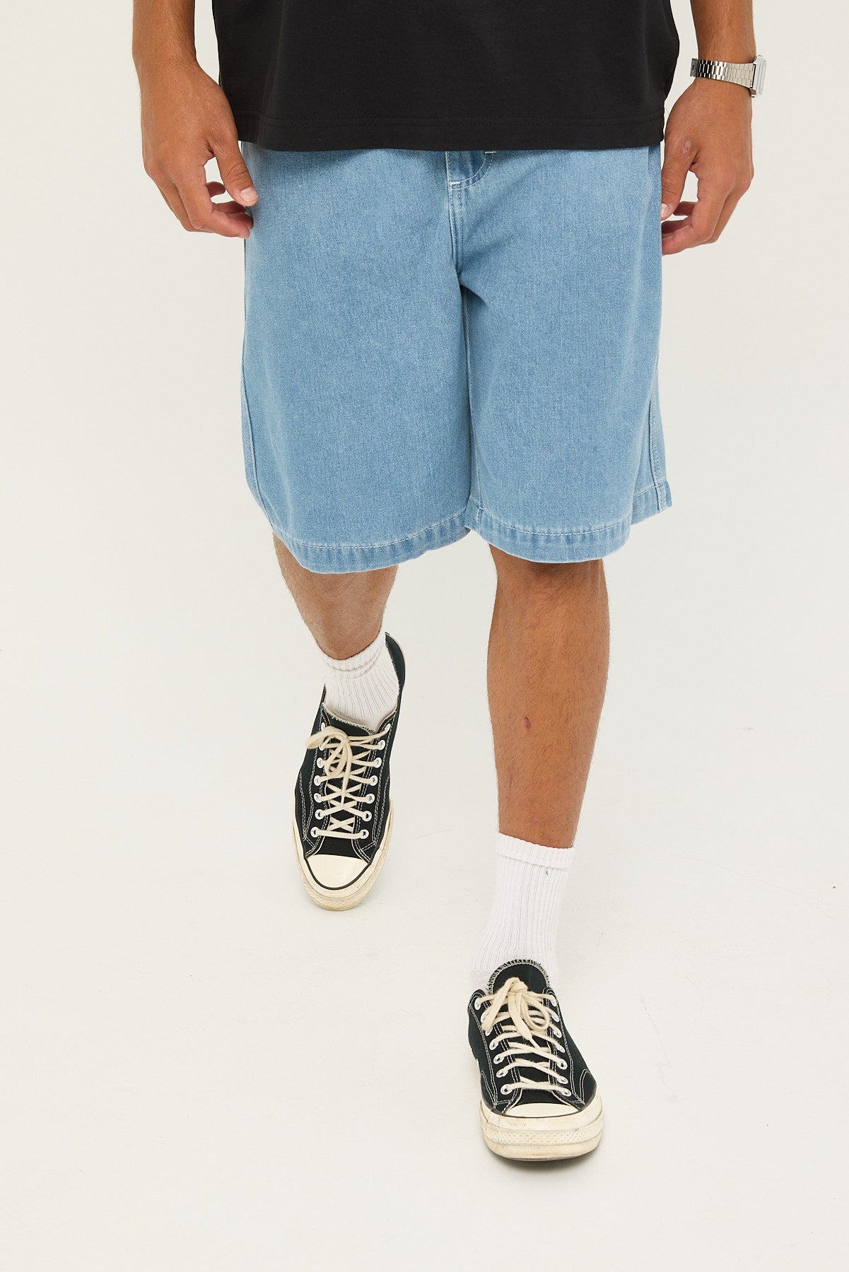 Xlarge OG Bull Denim 91 Short Mid Blue