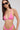 L&t Bardot Tie Back Bikini Top Pink