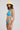 L&t Lotus Gathered Bikini Bottom Blue