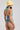 L&t Lotus Gathered Bikini Bottom Blue